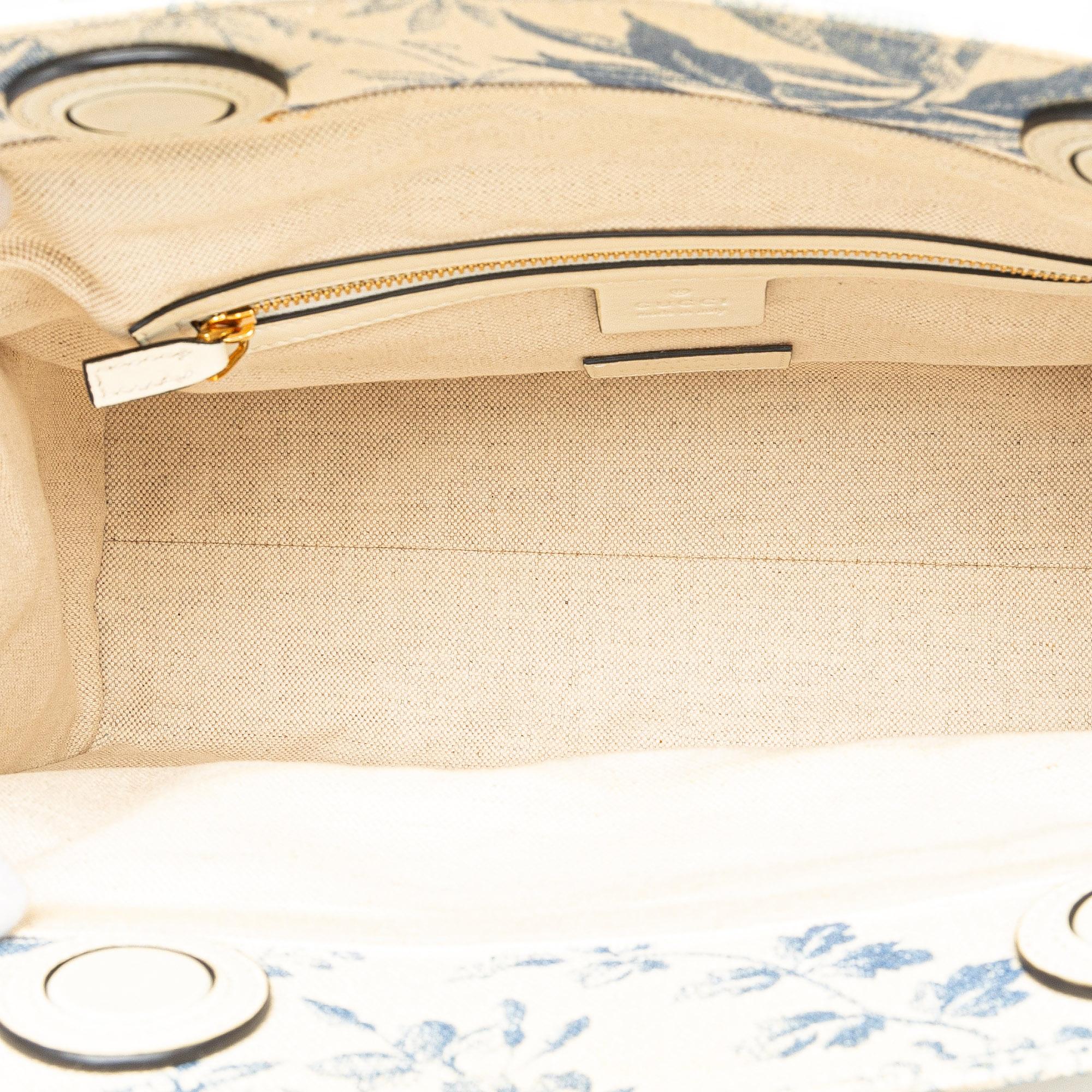 Gucci GG Ribbon Herbarium Tote - Image 4