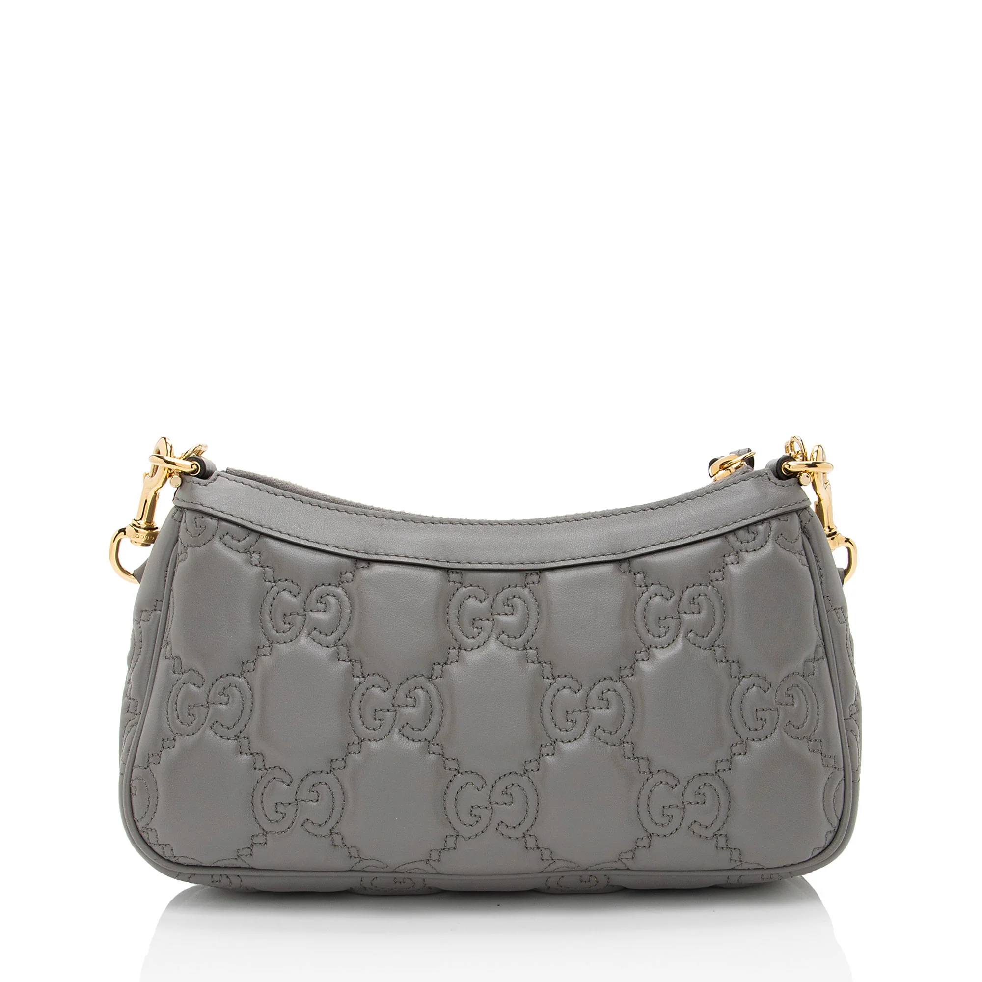 Gucci Jumbo GG Matelasse Leather Chain Small Crossbody - Image 3