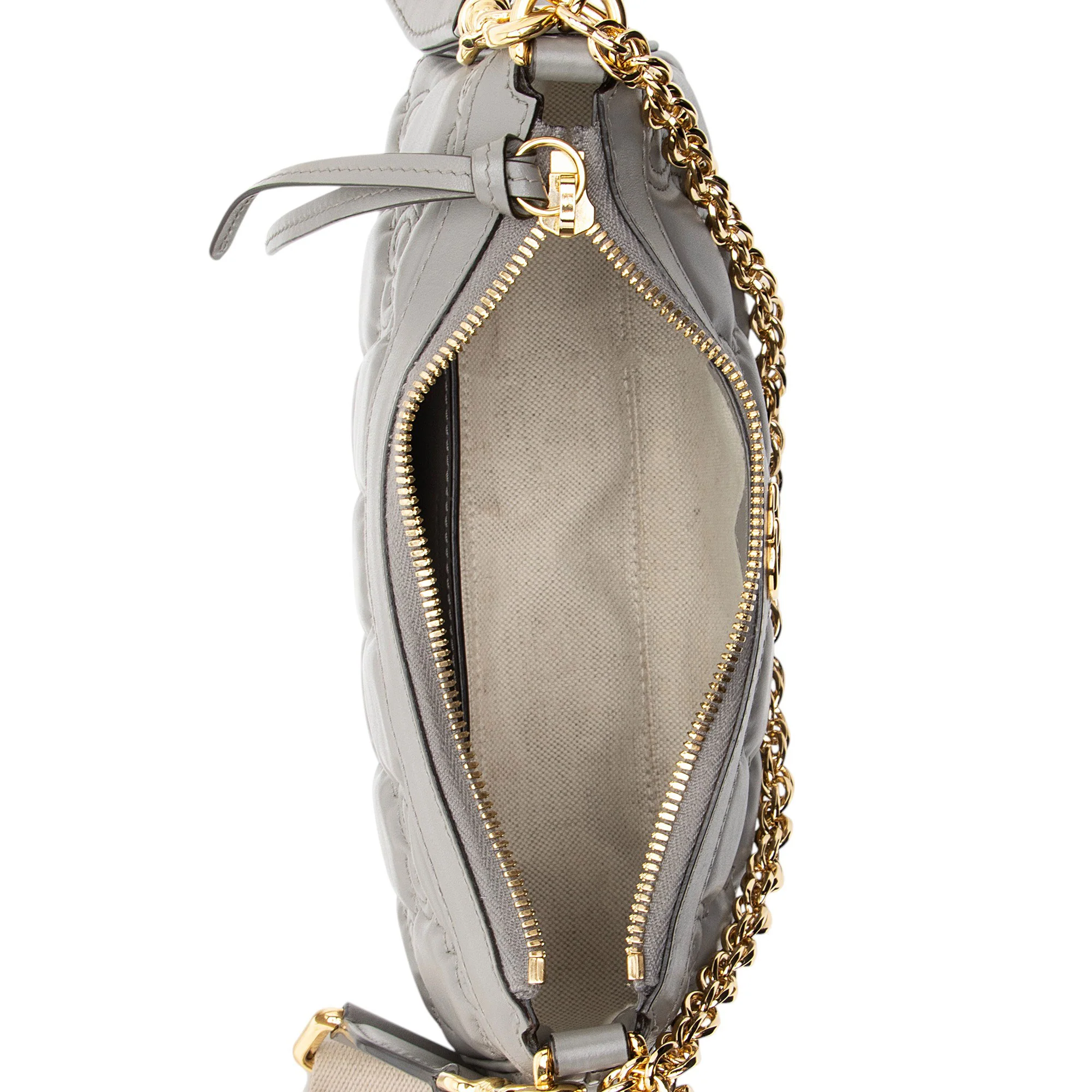 Gucci Jumbo GG Matelasse Leather Chain Small Crossbody - Image 7