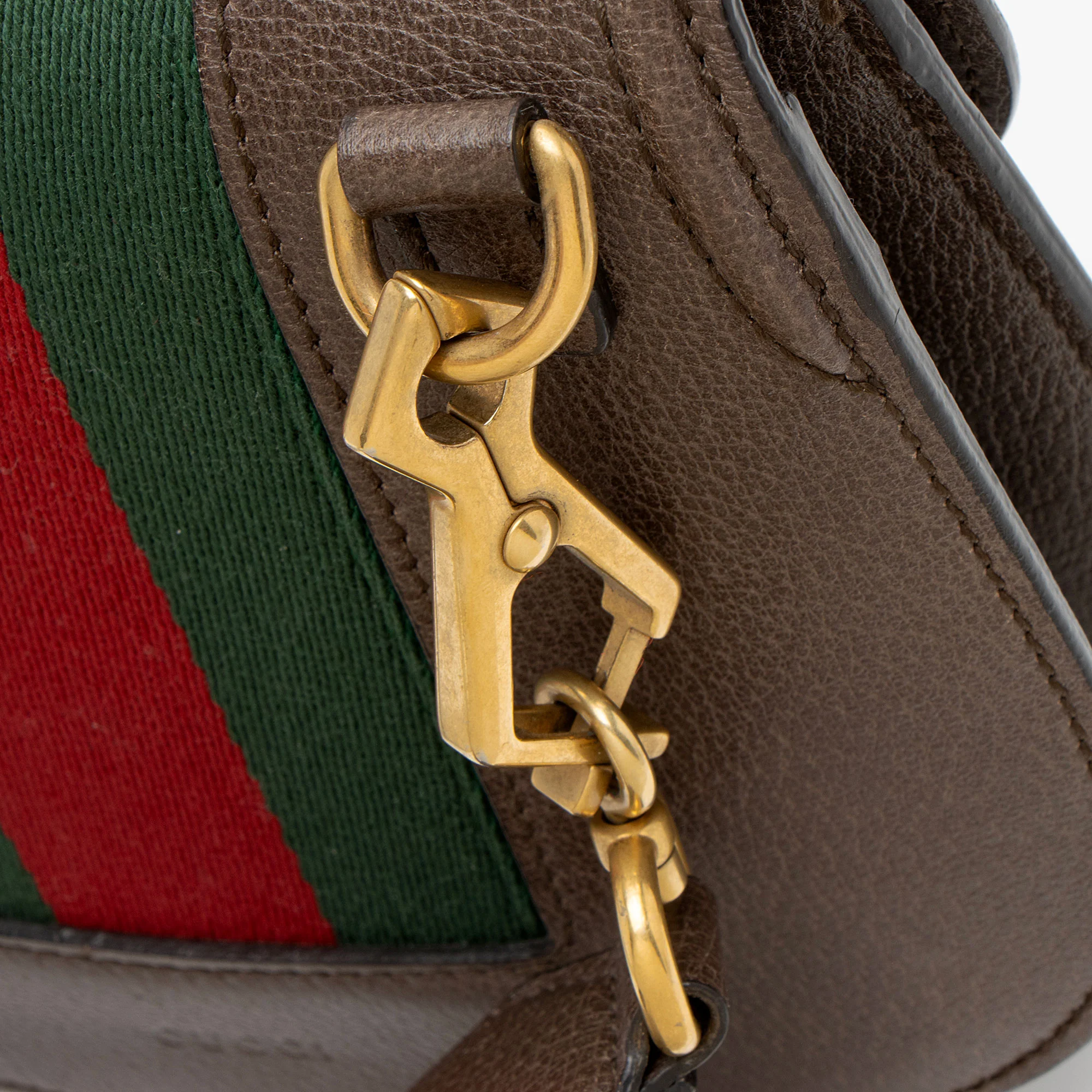 Gucci Leather Crystal Heart Linea Totem Small Crossbody - Image 14