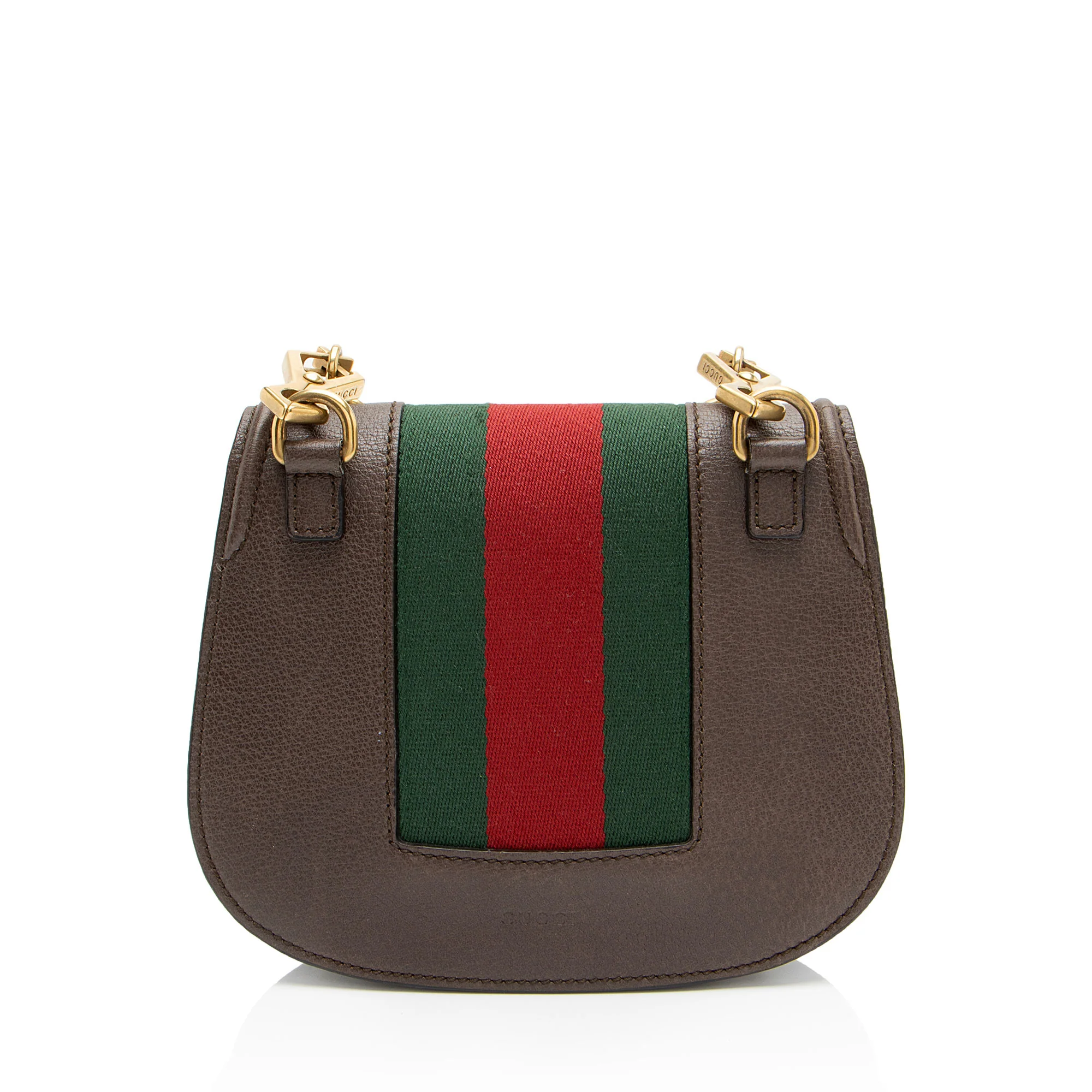 Gucci Leather Crystal Heart Linea Totem Small Crossbody - Image 3