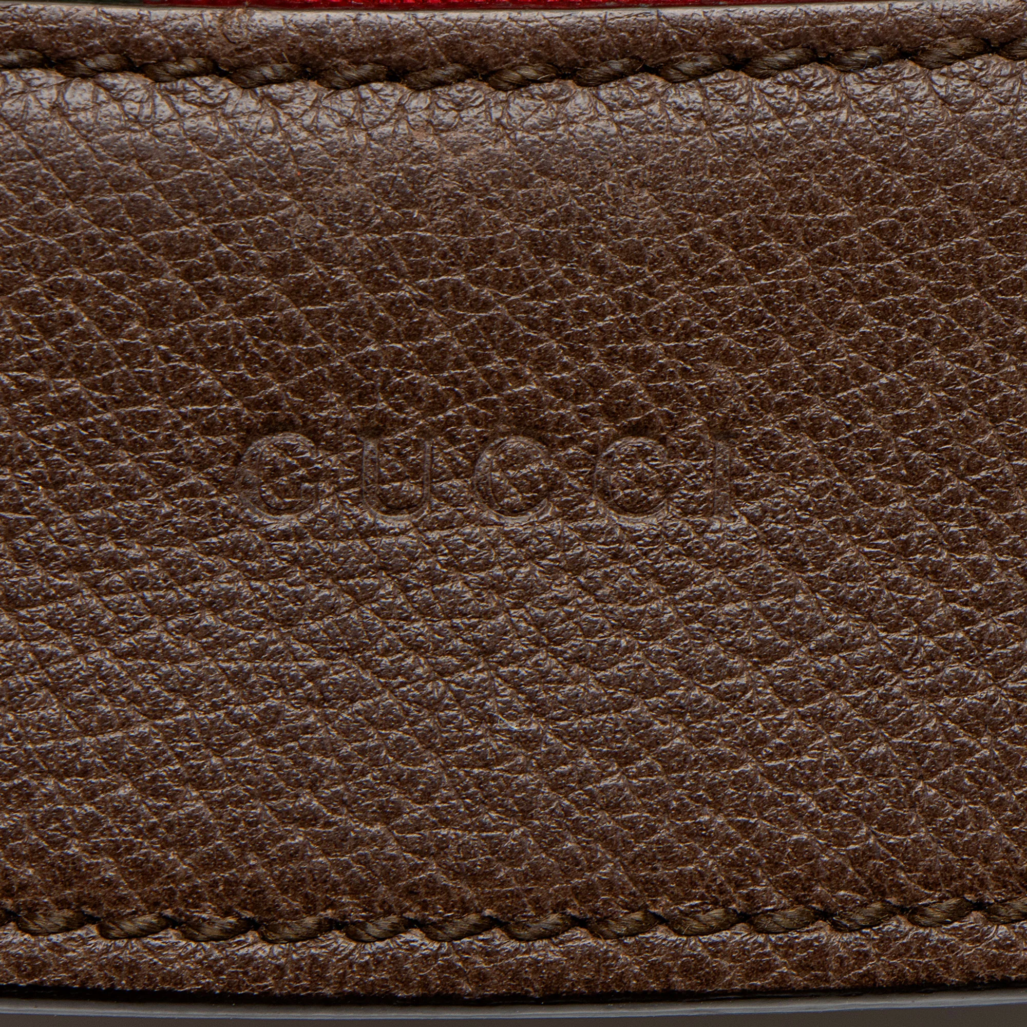 Gucci Leather Crystal Heart Linea Totem Small Crossbody - Image 9