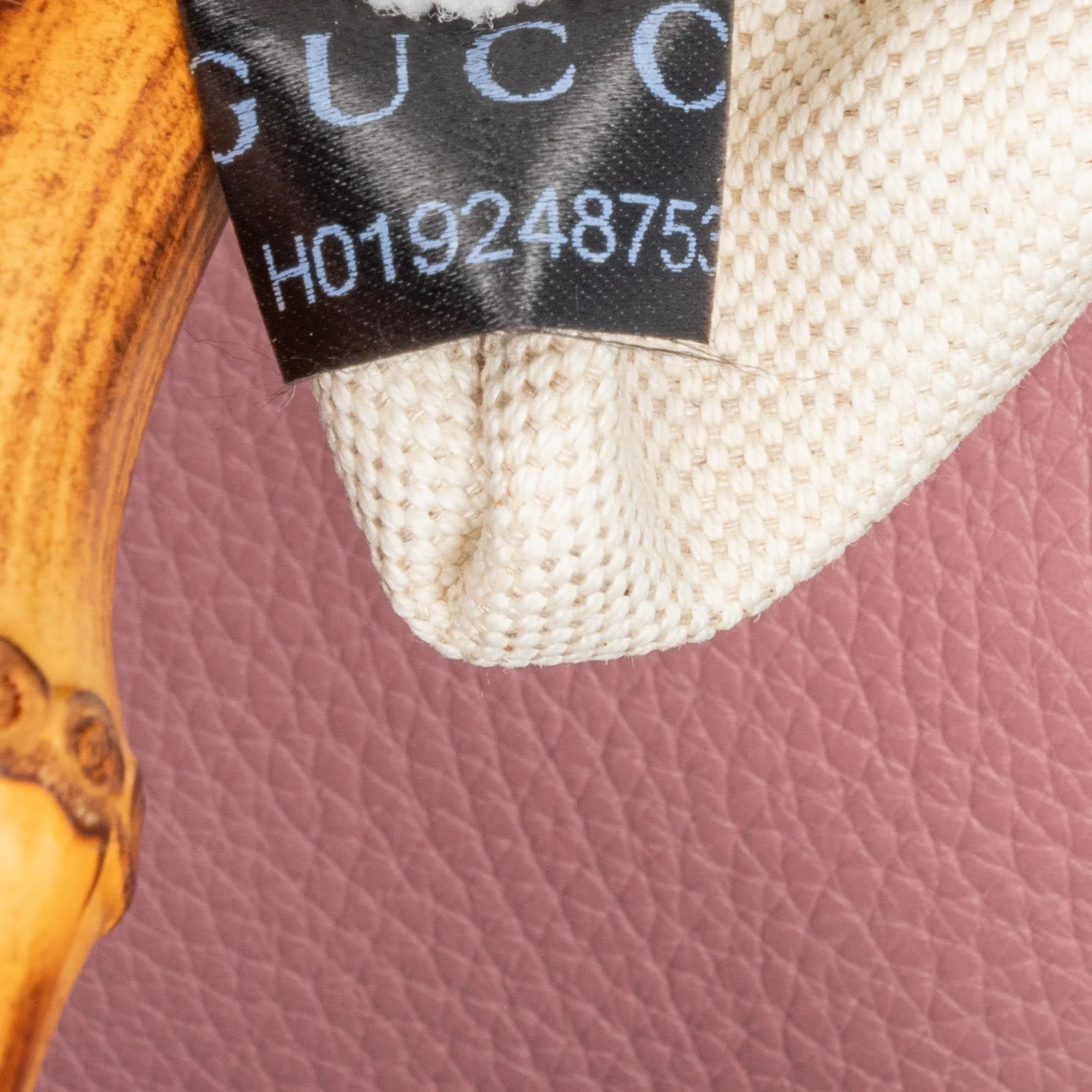 Gucci Medium Bicolor Calfskin Bamboo Shopper Satchel - Image 9