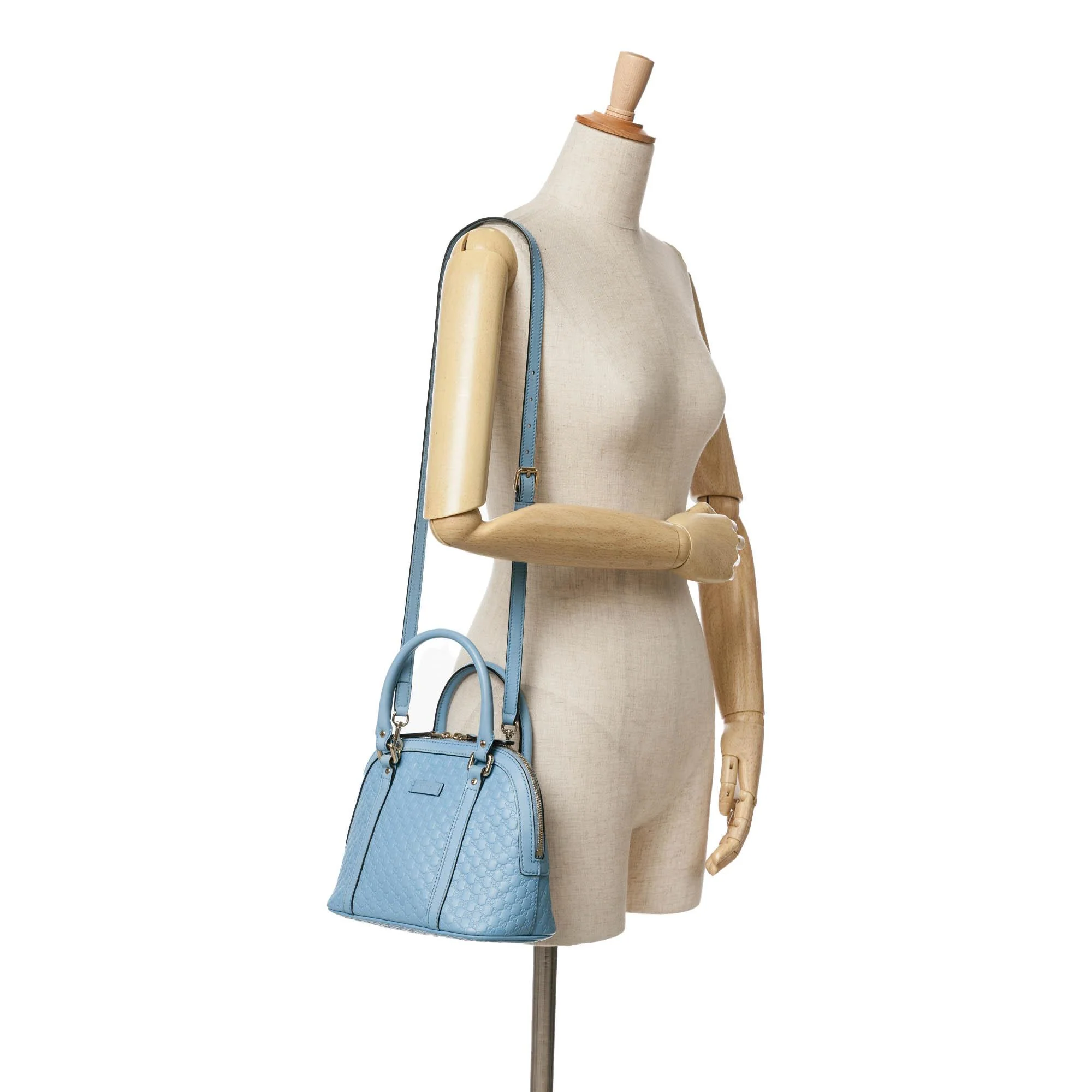 Gucci Mini Microguccissima Dome Satchel - Image 5