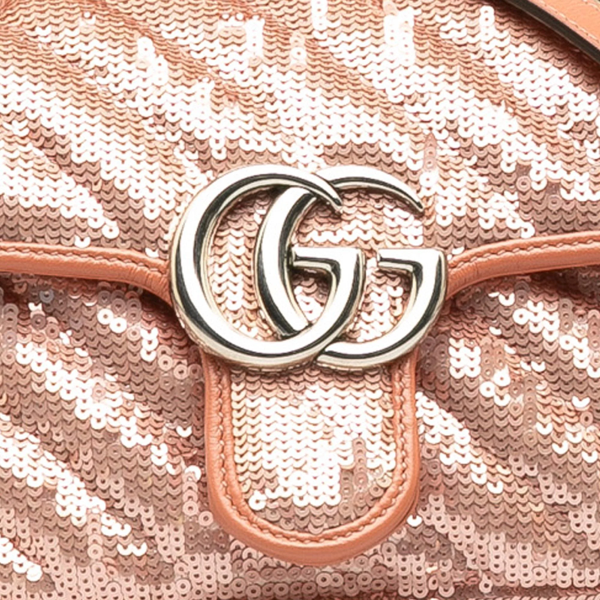 Gucci Mini Sequin GG Marmont Matelasse Crossbody Bag - Image 9