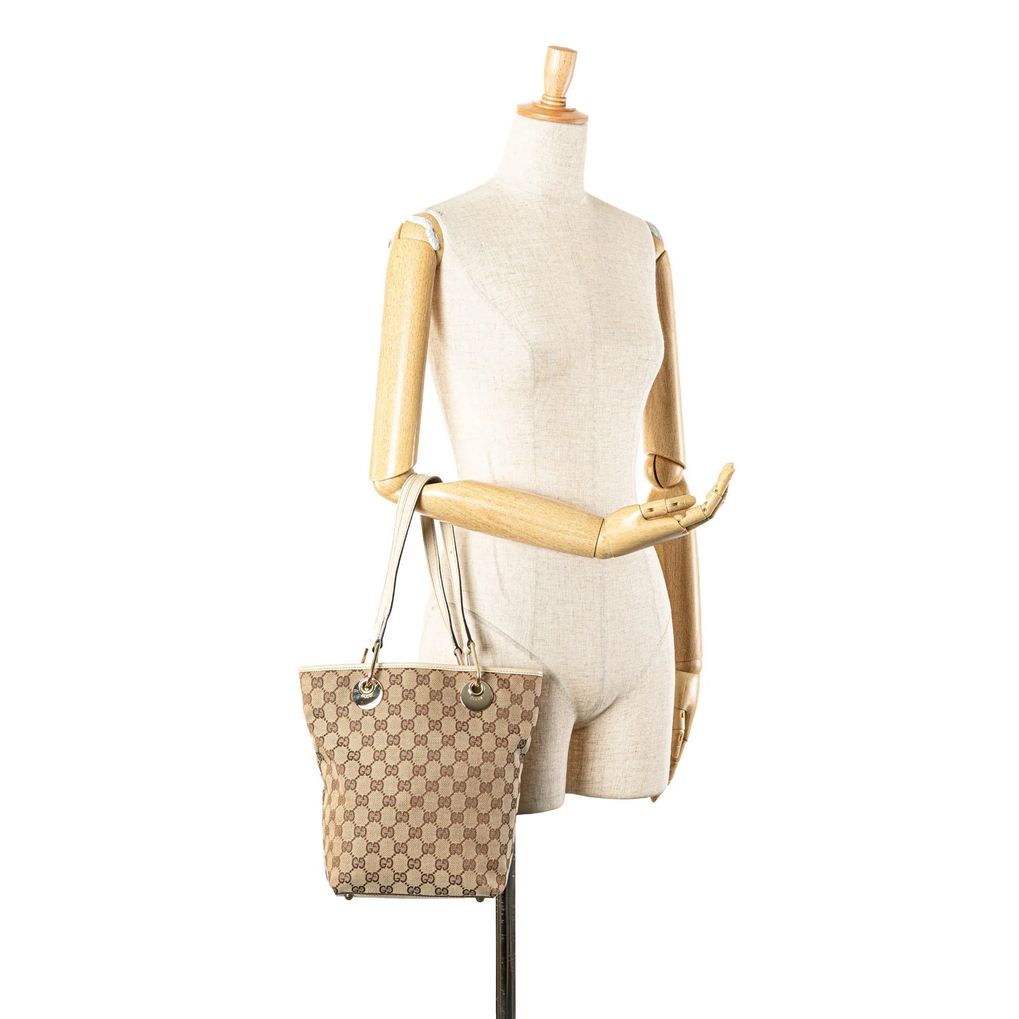 Gucci Small GG Canvas Eclipse Tote - Image 5