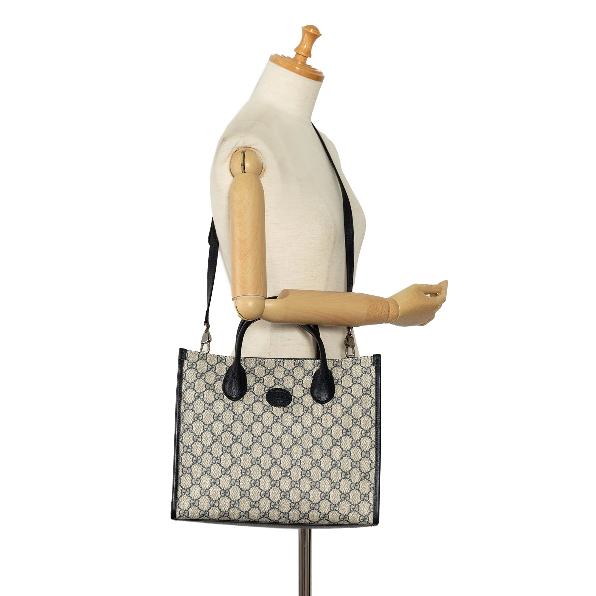 Gucci Small GG Supreme Interlocking G Tote - Image 10