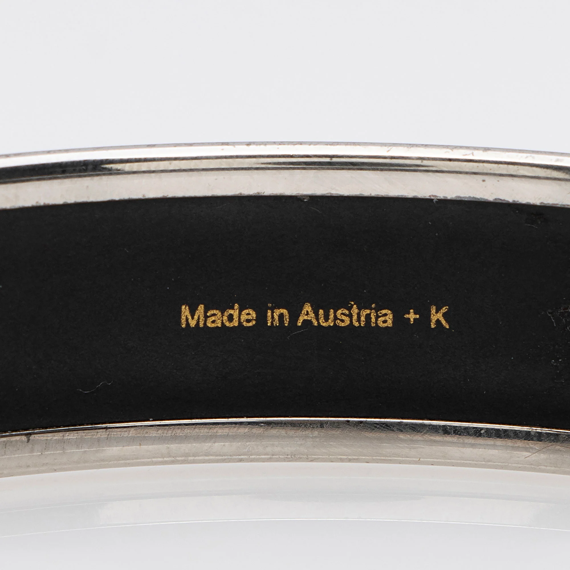 Hermes Printed Enamel Narrow Bracelet - Image 4