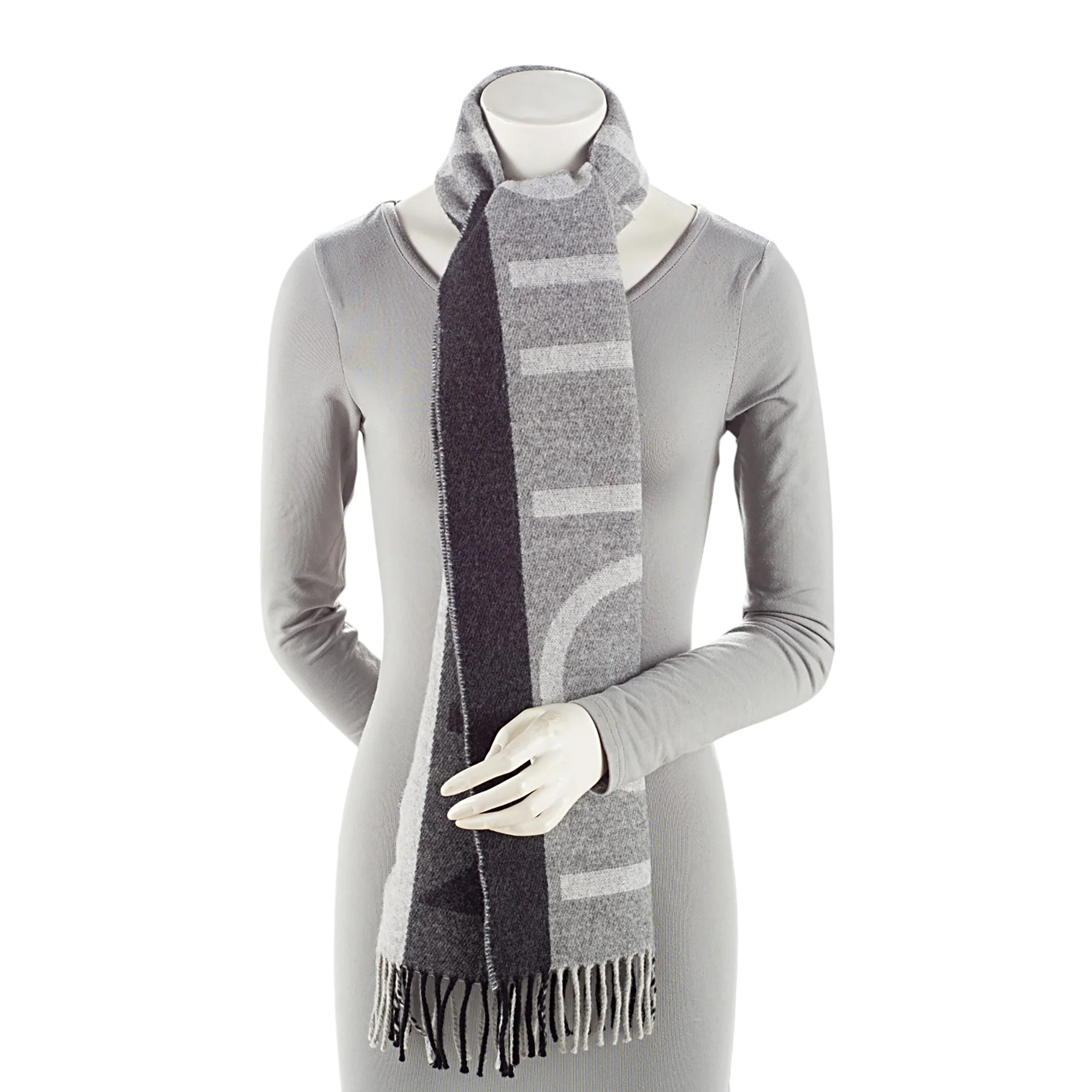 Louis Vuitton Cashmere Wool Blend Horizon Scarf - Image 3