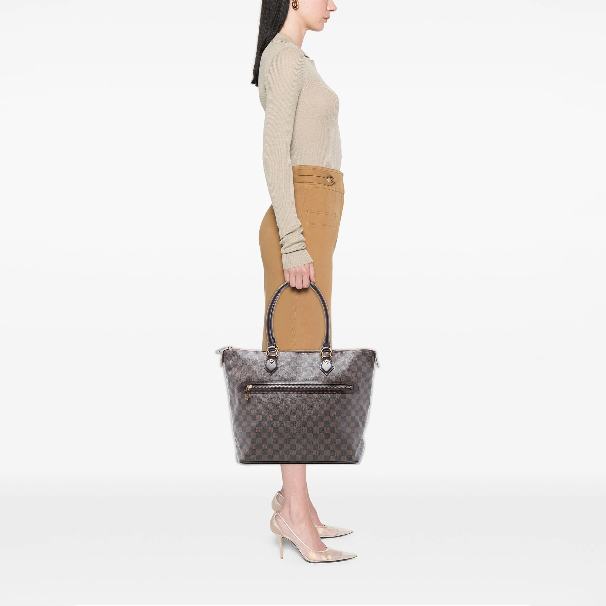 Louis Vuitton Damier Ebene Saleya GM - Image 6