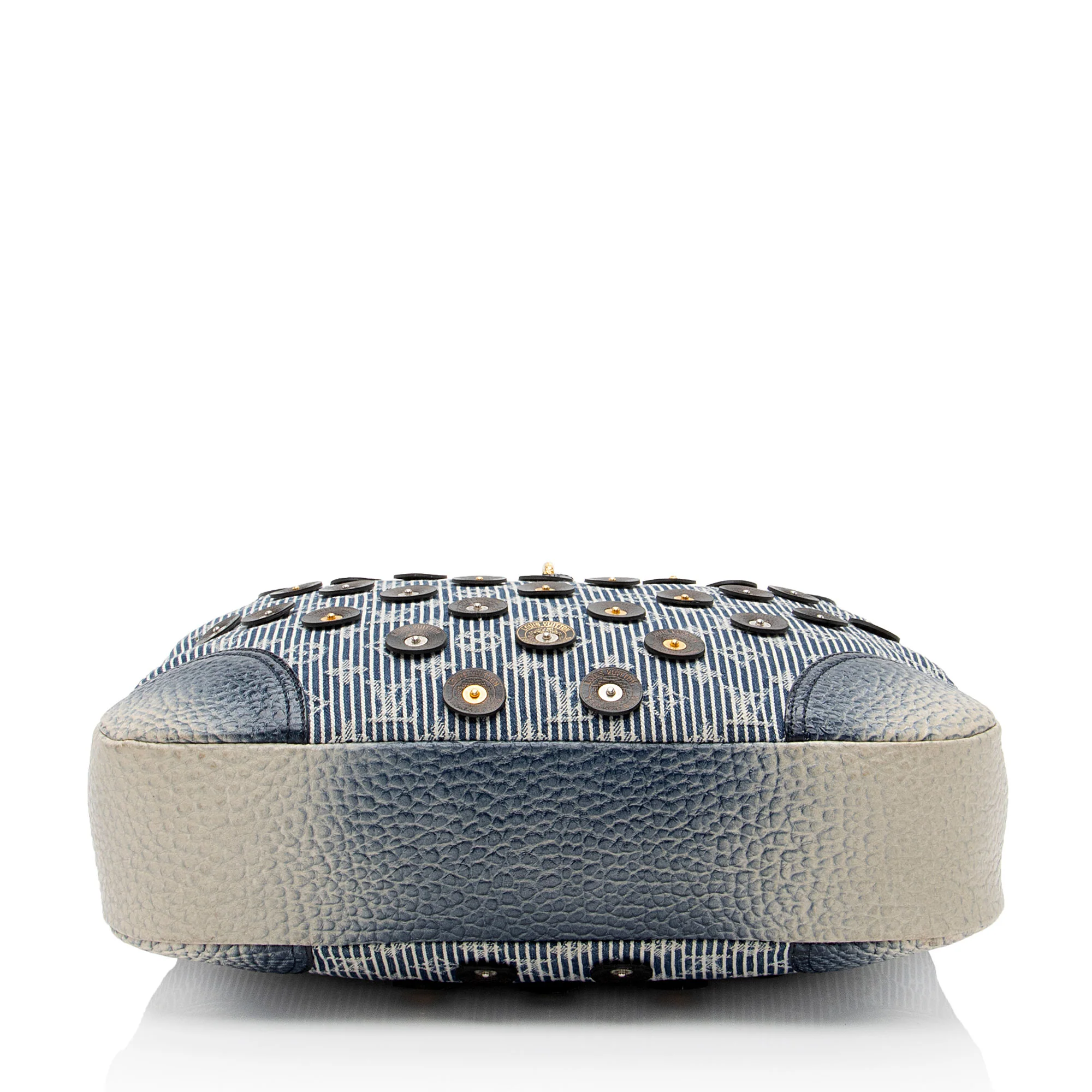 Louis Vuitton Limited Edition Monogram Denim Polka Dot Corsaire Tote - Image 4