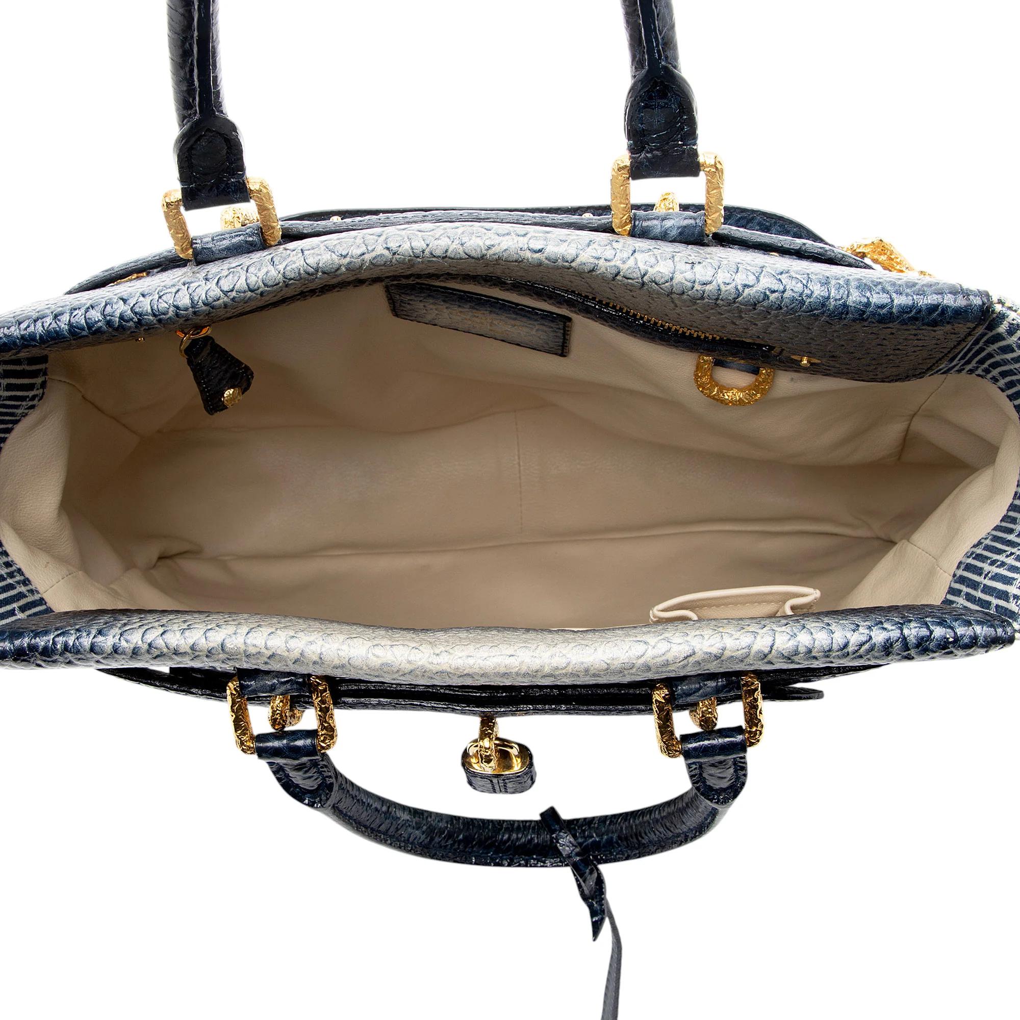 Louis Vuitton Limited Edition Monogram Denim Polka Dot Corsaire Tote - Image 7