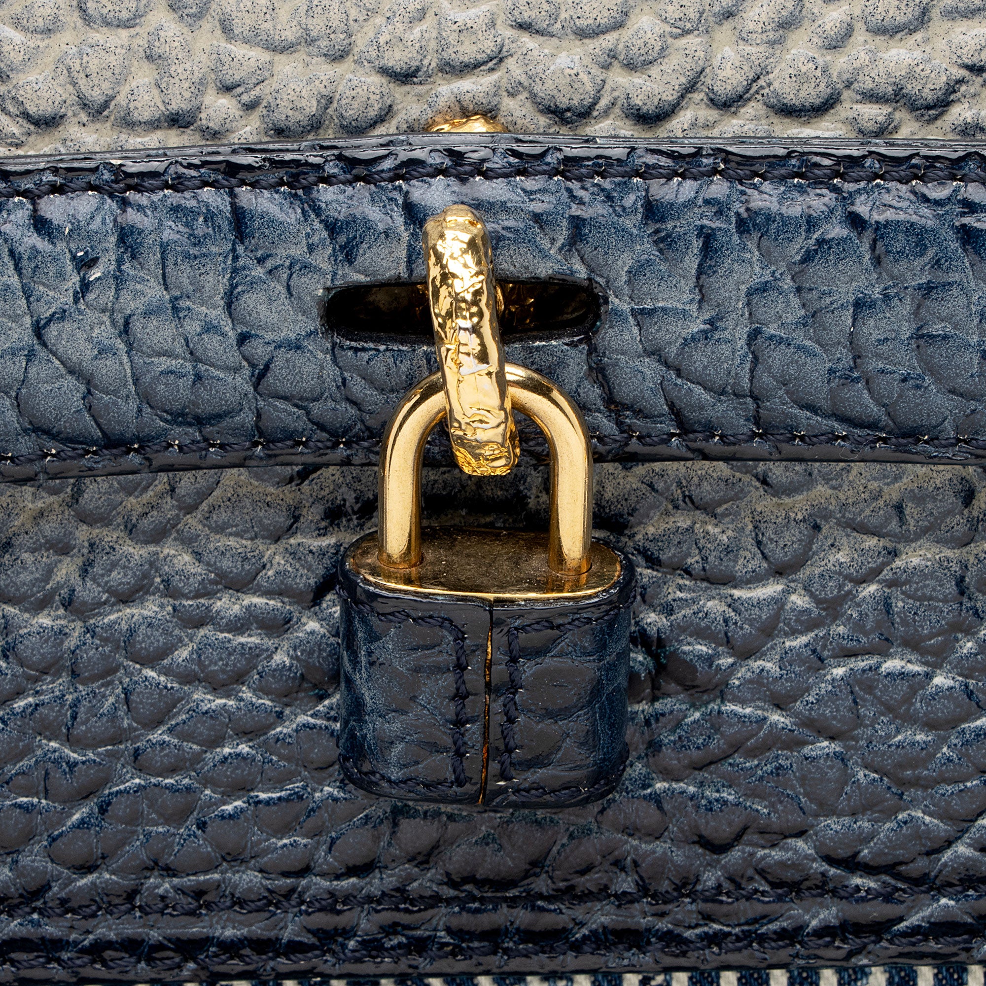 Louis Vuitton Limited Edition Monogram Denim Polka Dot Corsaire Tote - Image 9