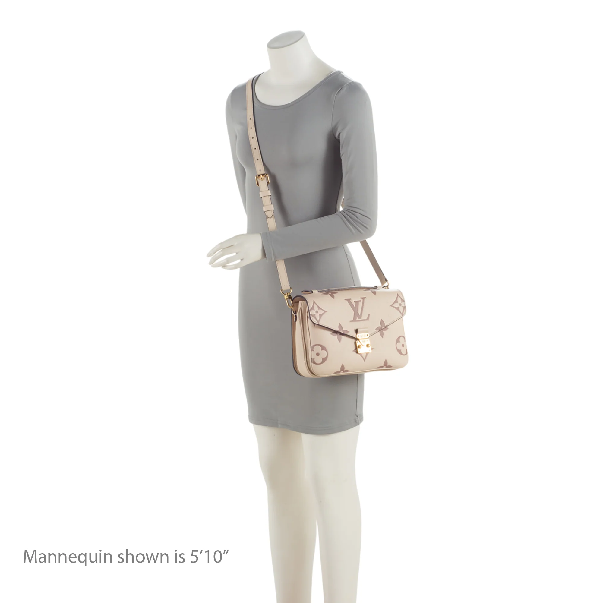 Louis Vuitton Monogram Empreinte Bicolor Pochette Metis Shoulder Bag - Image 5