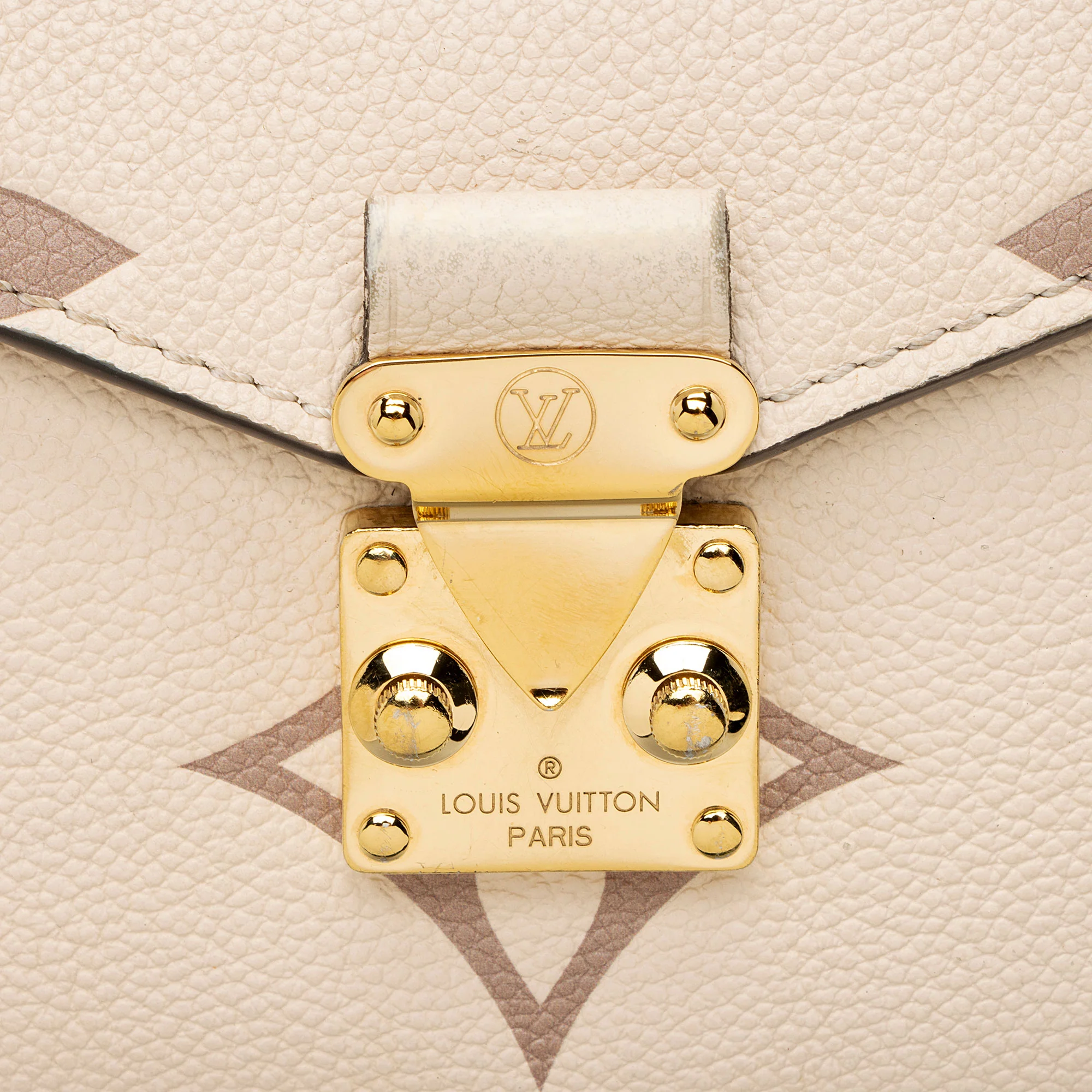 Louis Vuitton Monogram Empreinte Bicolor Pochette Metis Shoulder Bag - Image 9