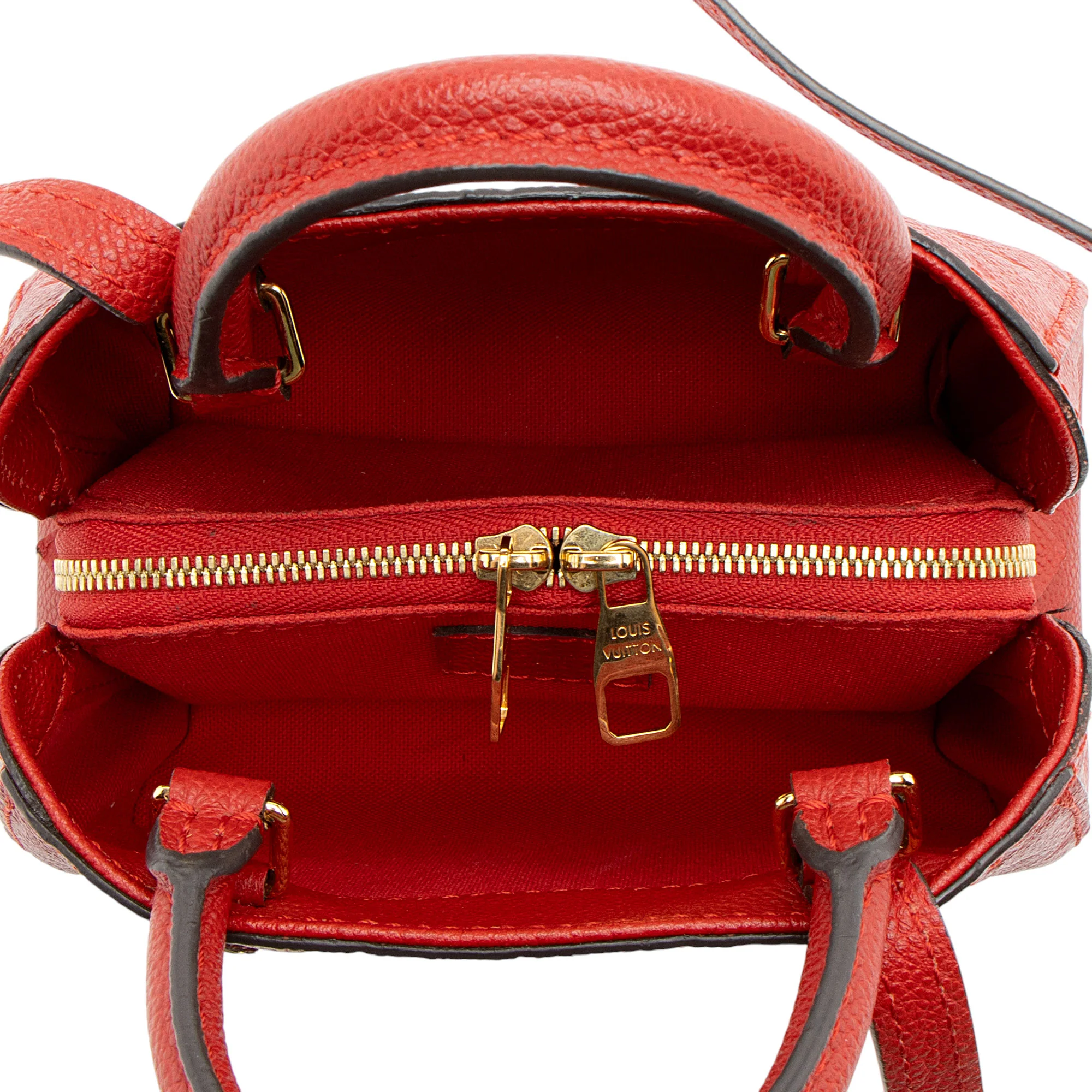 Louis Vuitton Monogram Empreinte Montaigne Nano Satchel - Image 7