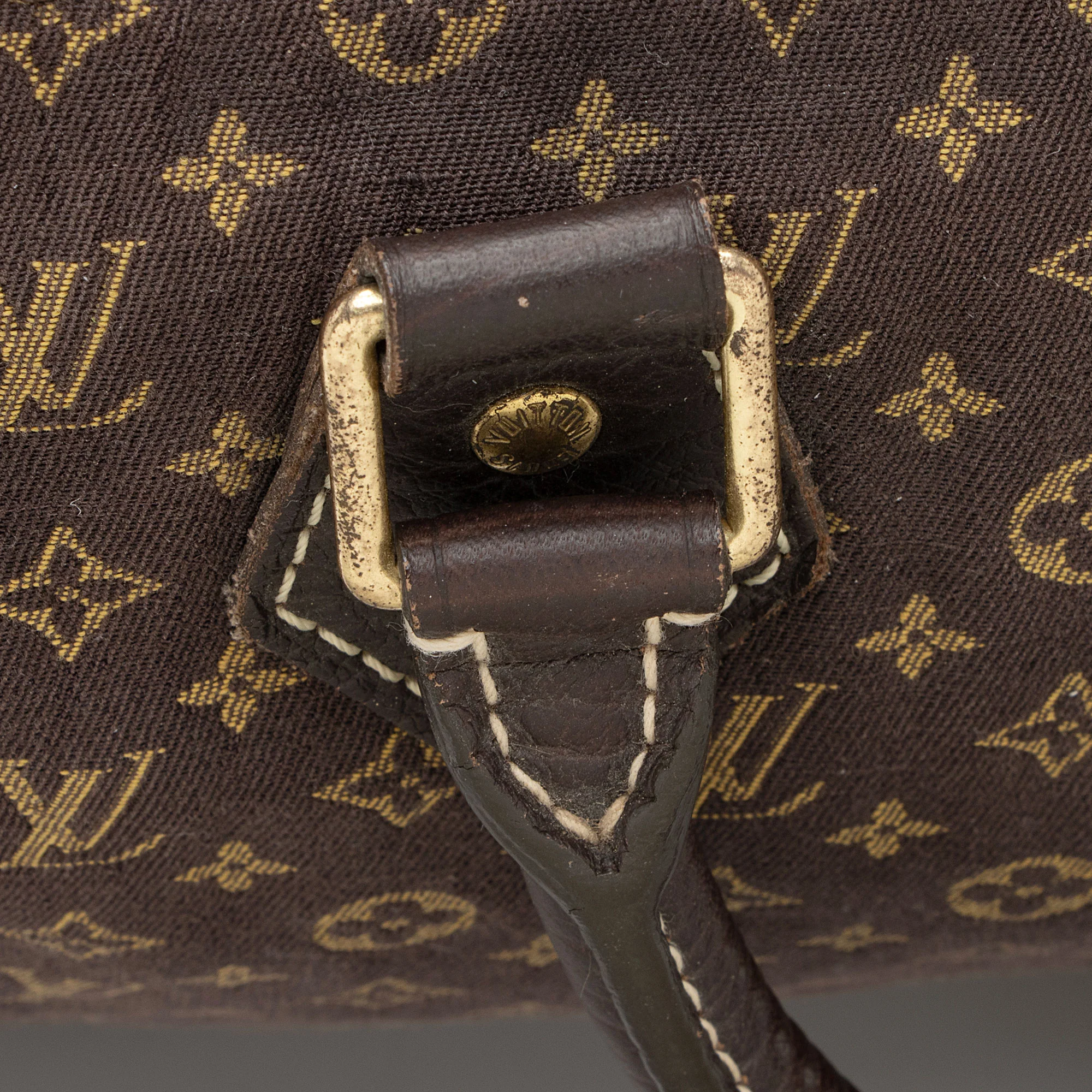 Louis Vuitton Monogram Mini Lin Speedy 30 Satchel - Image 13