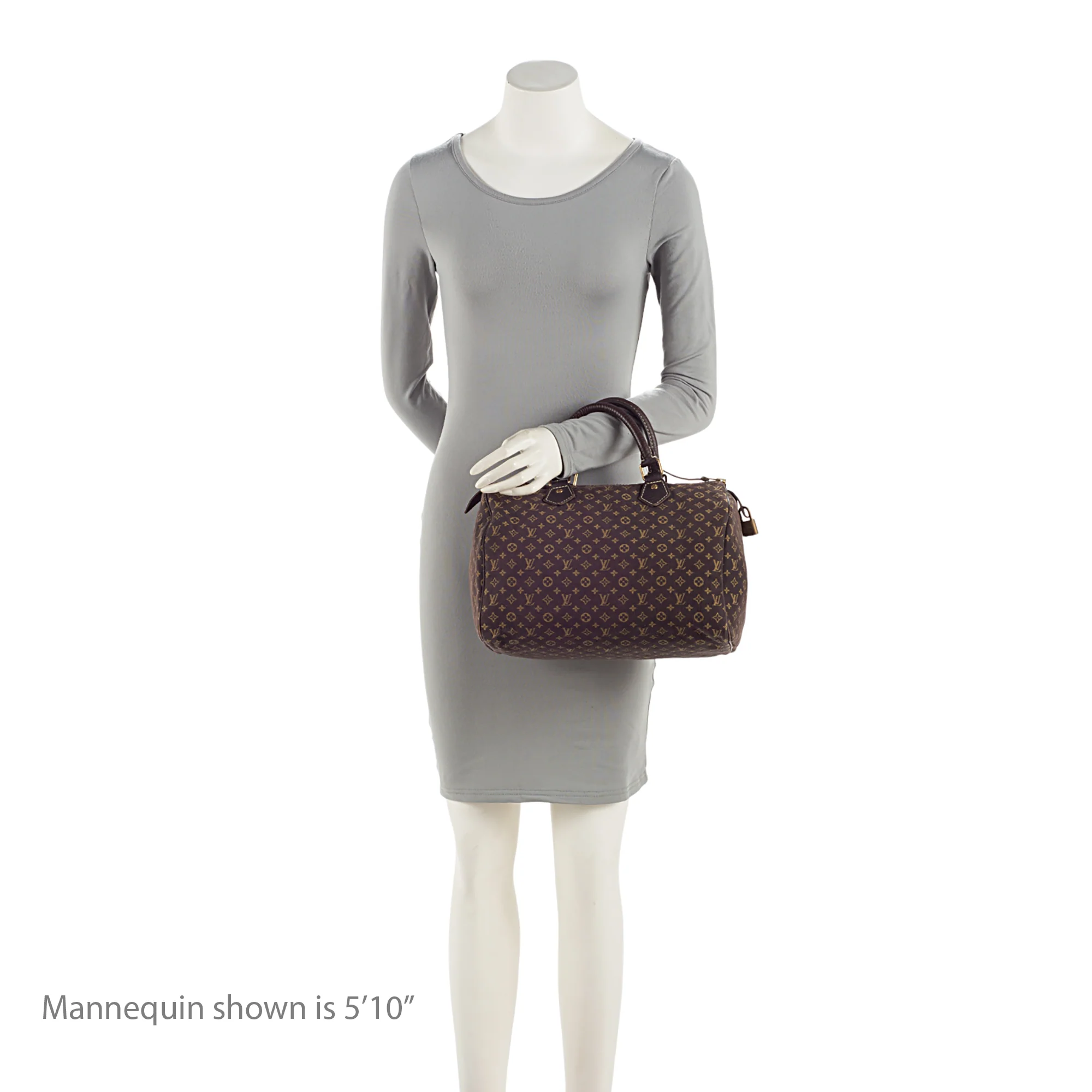 Louis Vuitton Monogram Mini Lin Speedy 30 Satchel - Image 5