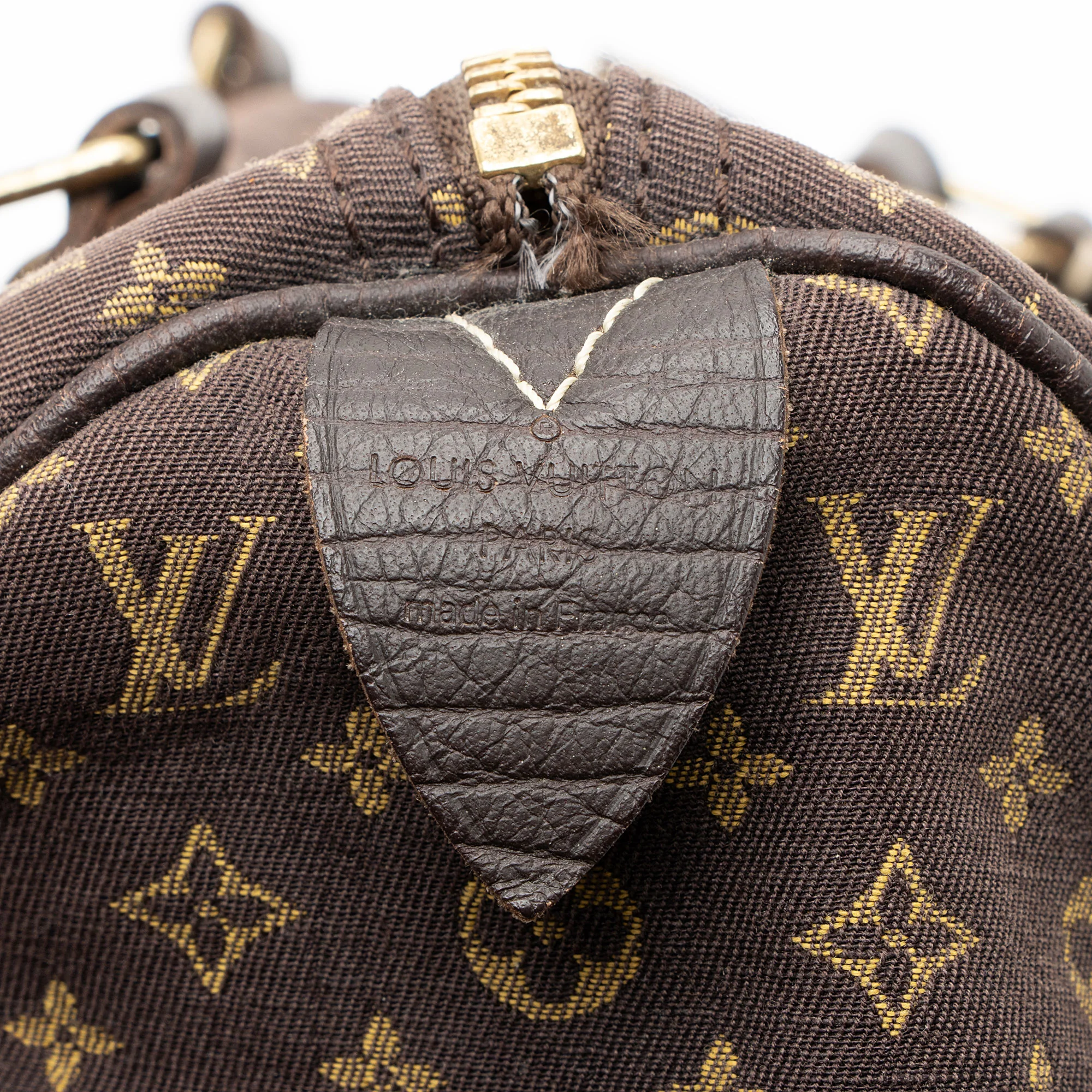 Louis Vuitton Monogram Mini Lin Speedy 30 Satchel - Image 8