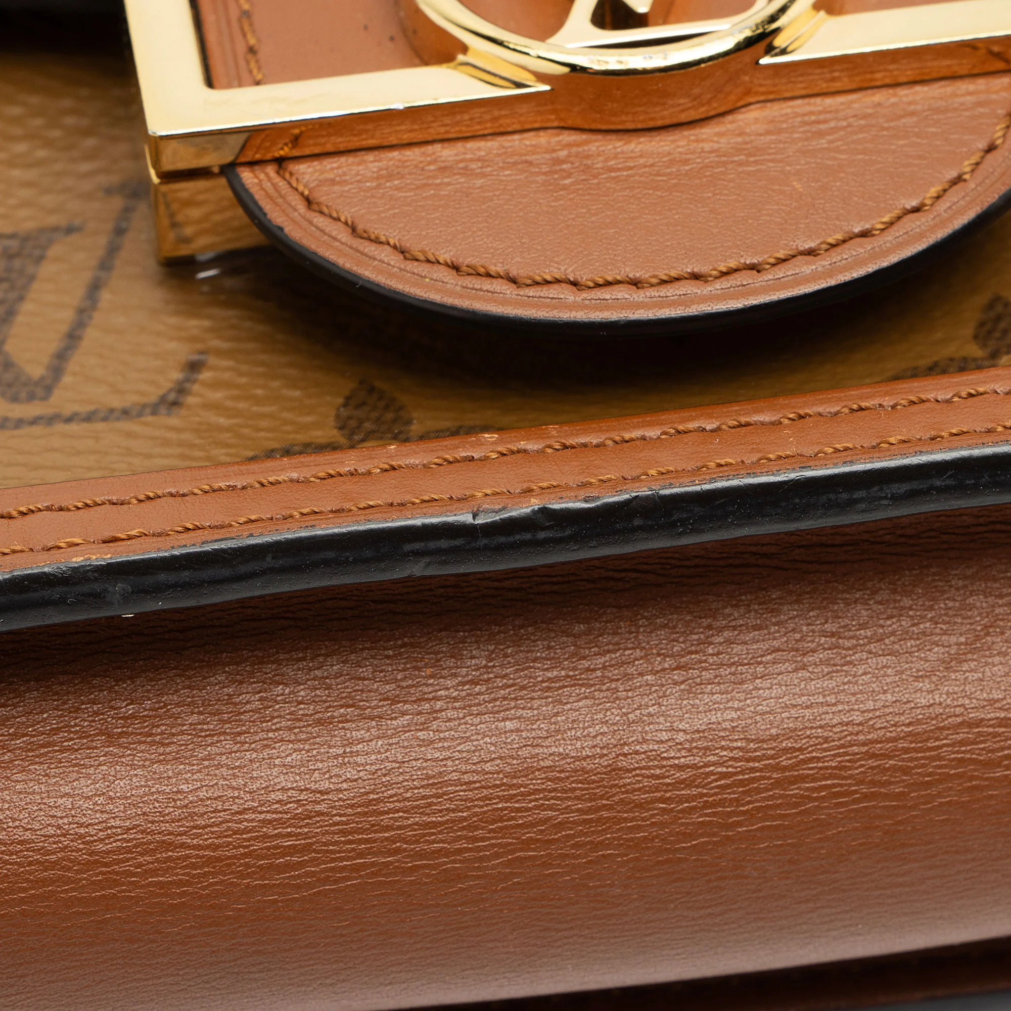 Louis Vuitton Reverse Monogram Dauphine Chain Wallet - Image 11