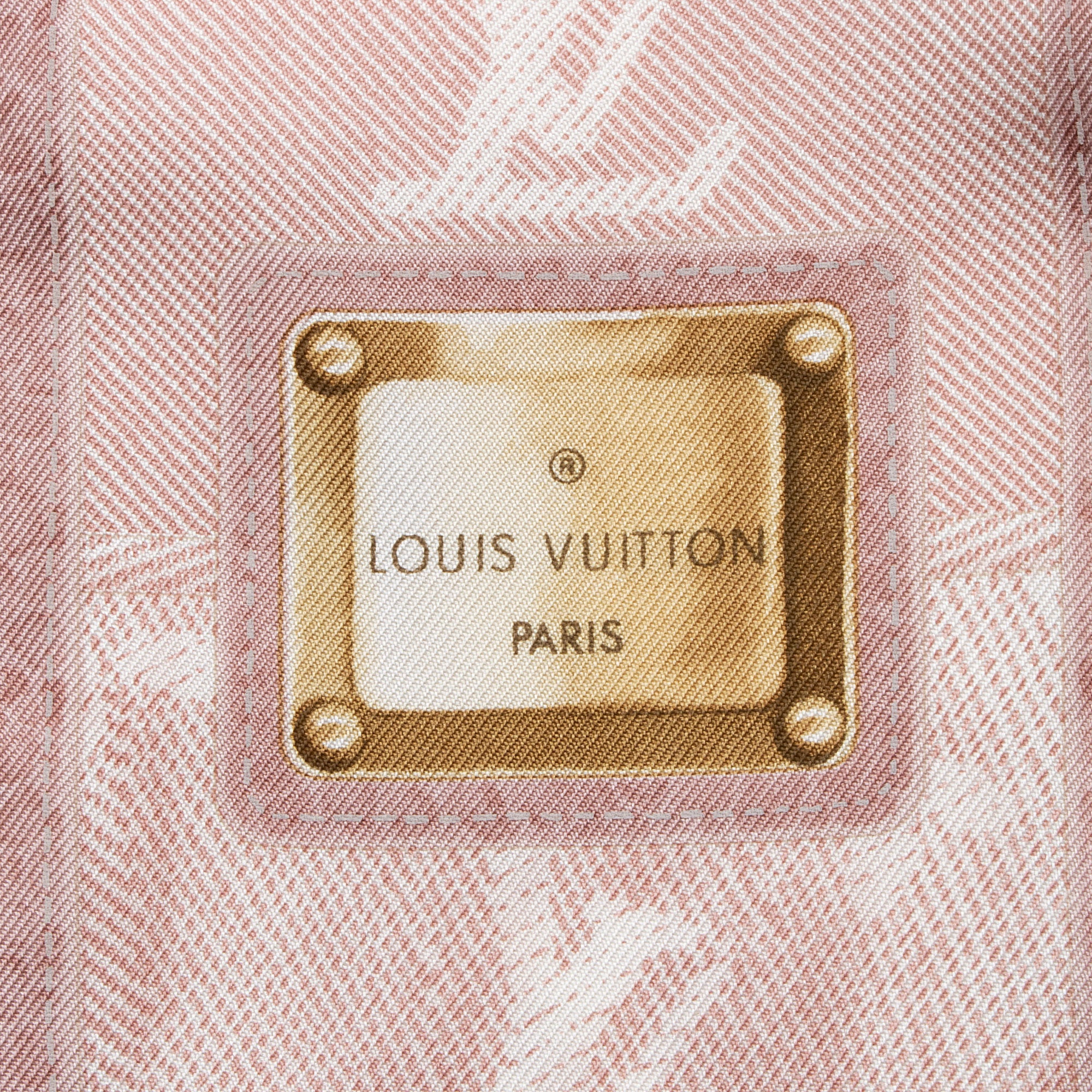 Louis Vuitton Silk Denim Bandeau Scarf - Image 5