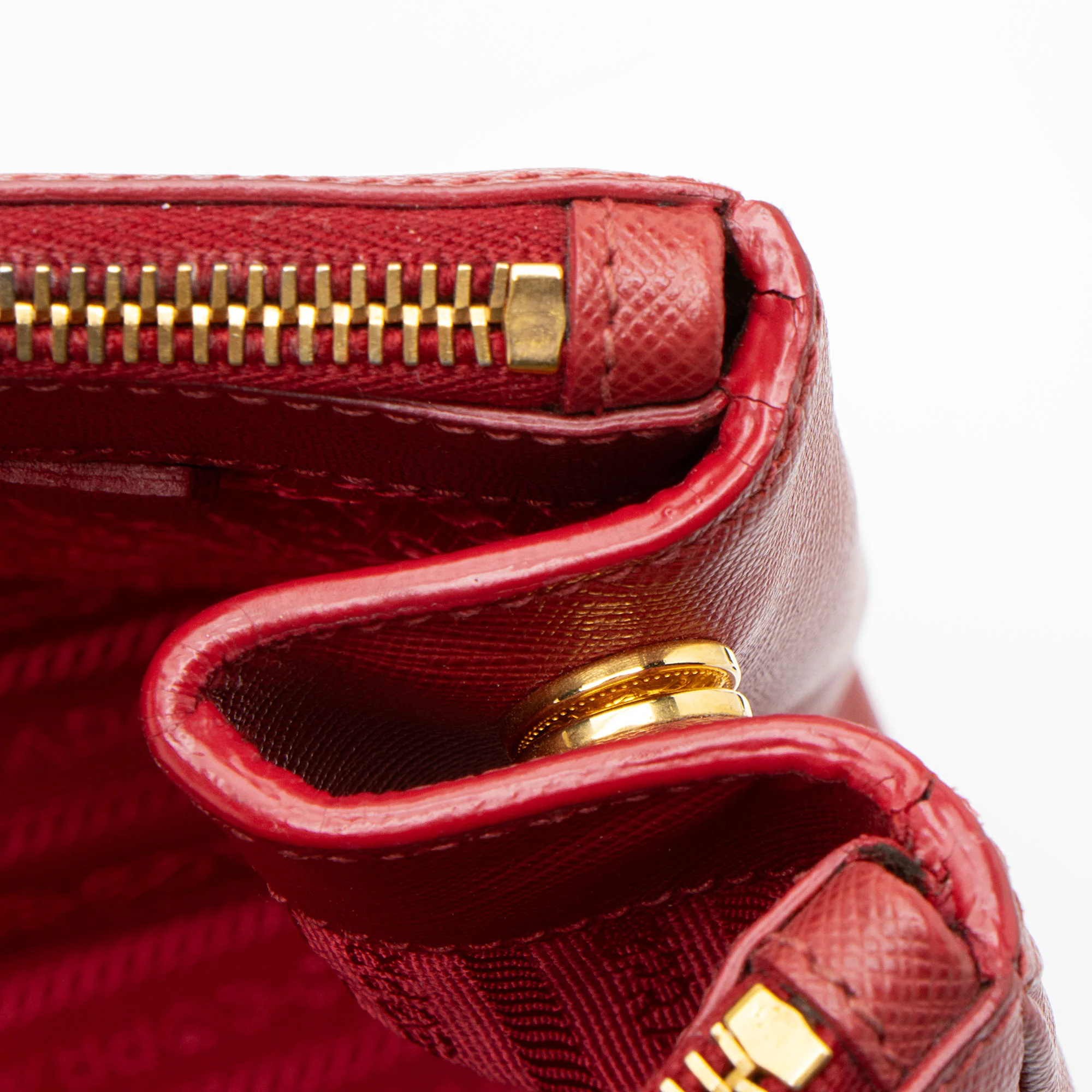Prada Saffiano Lux Double Zip Medium Tote - Image 12