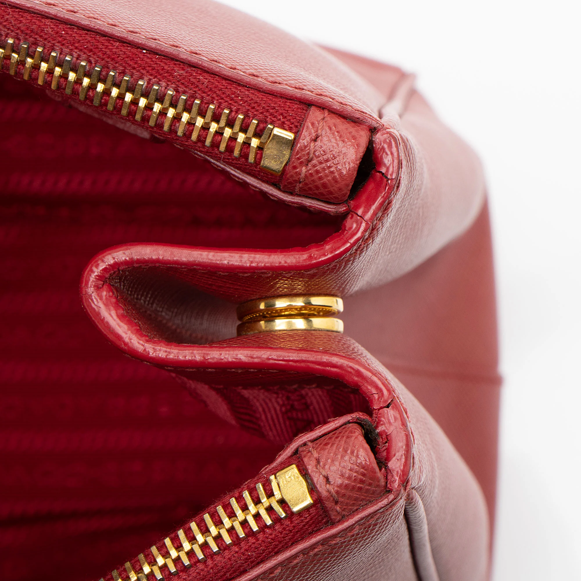 Prada Saffiano Lux Double Zip Medium Tote - Image 13