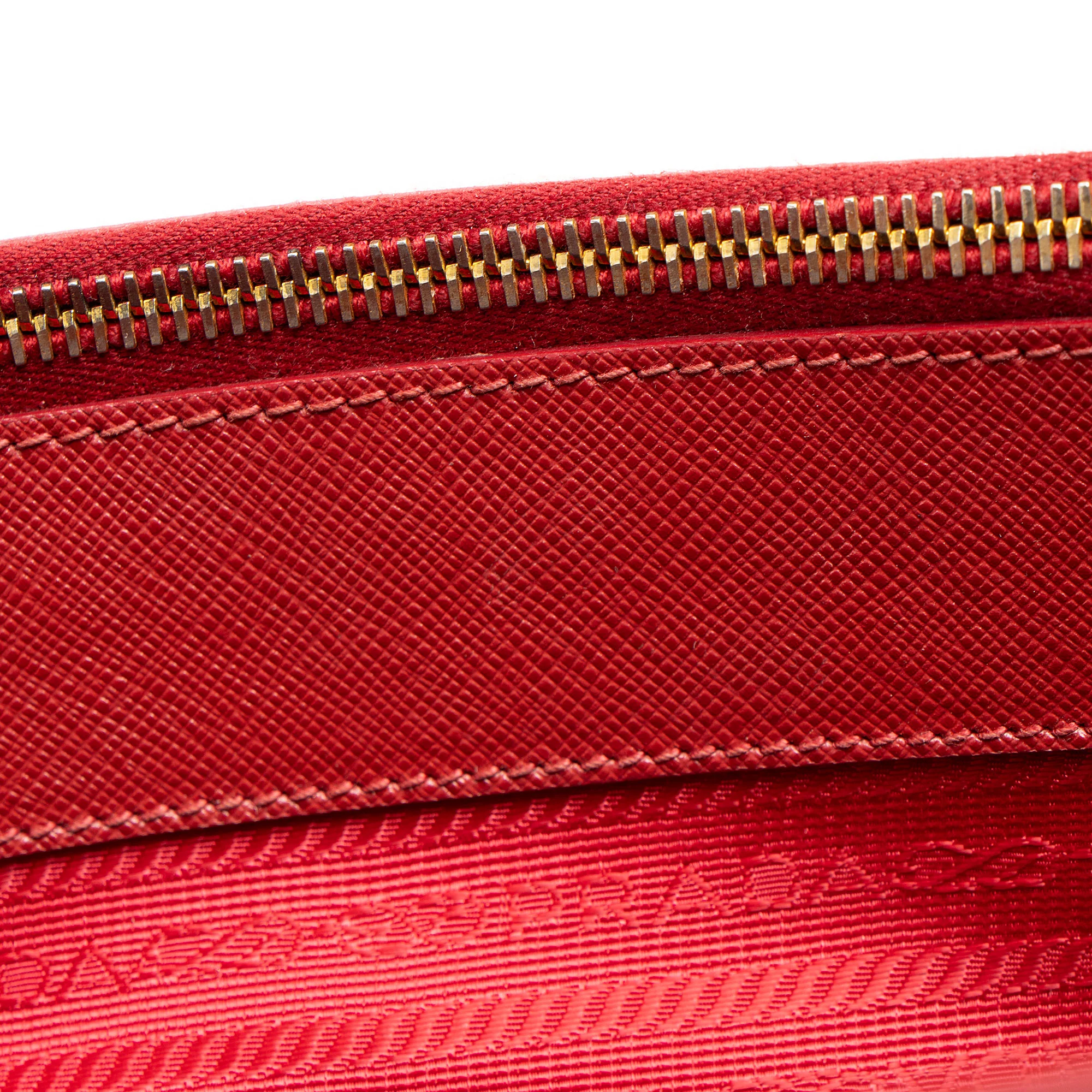 Prada Saffiano Lux Double Zip Medium Tote - Image 14