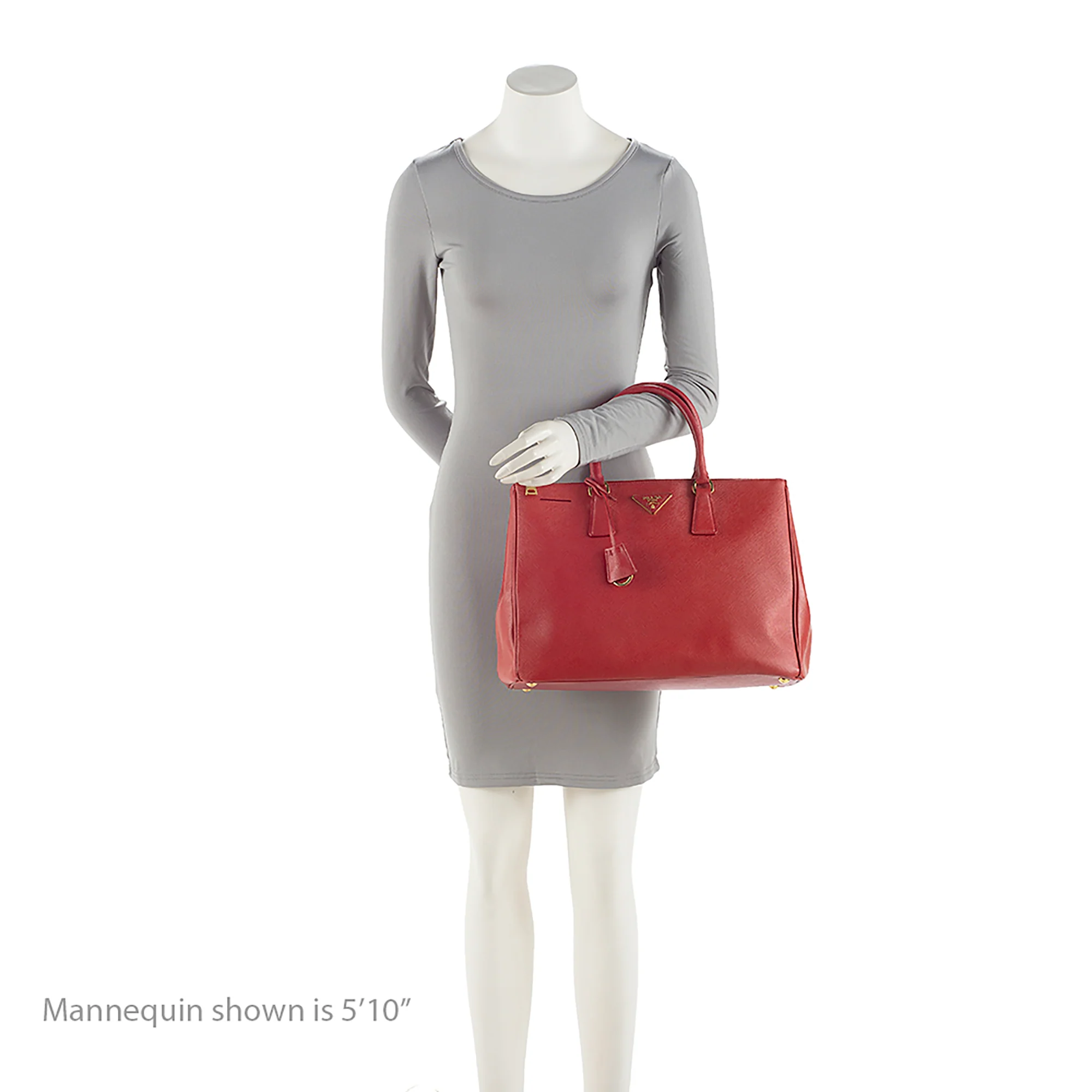 Prada Saffiano Lux Double Zip Medium Tote - Image 5