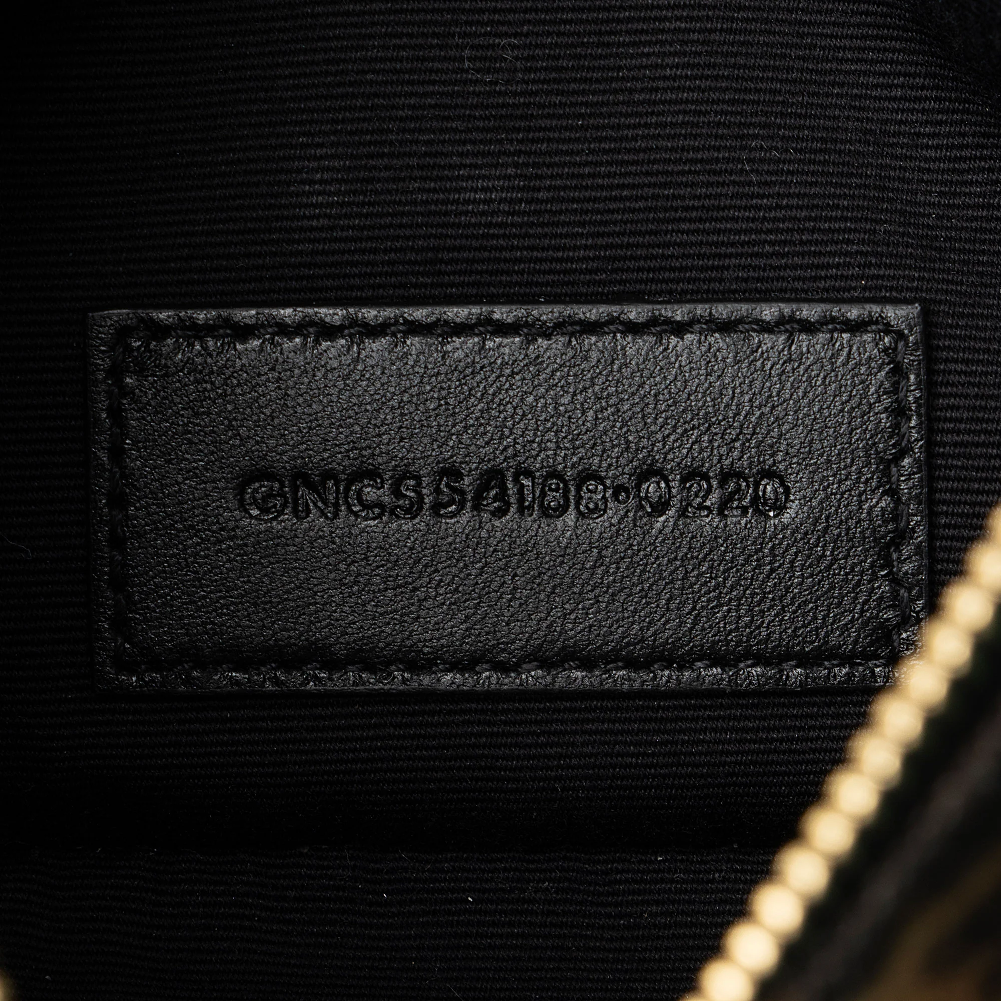 Saint Laurent Canvas Calfskin Leopard Monogram Bill Pouch - Image 4