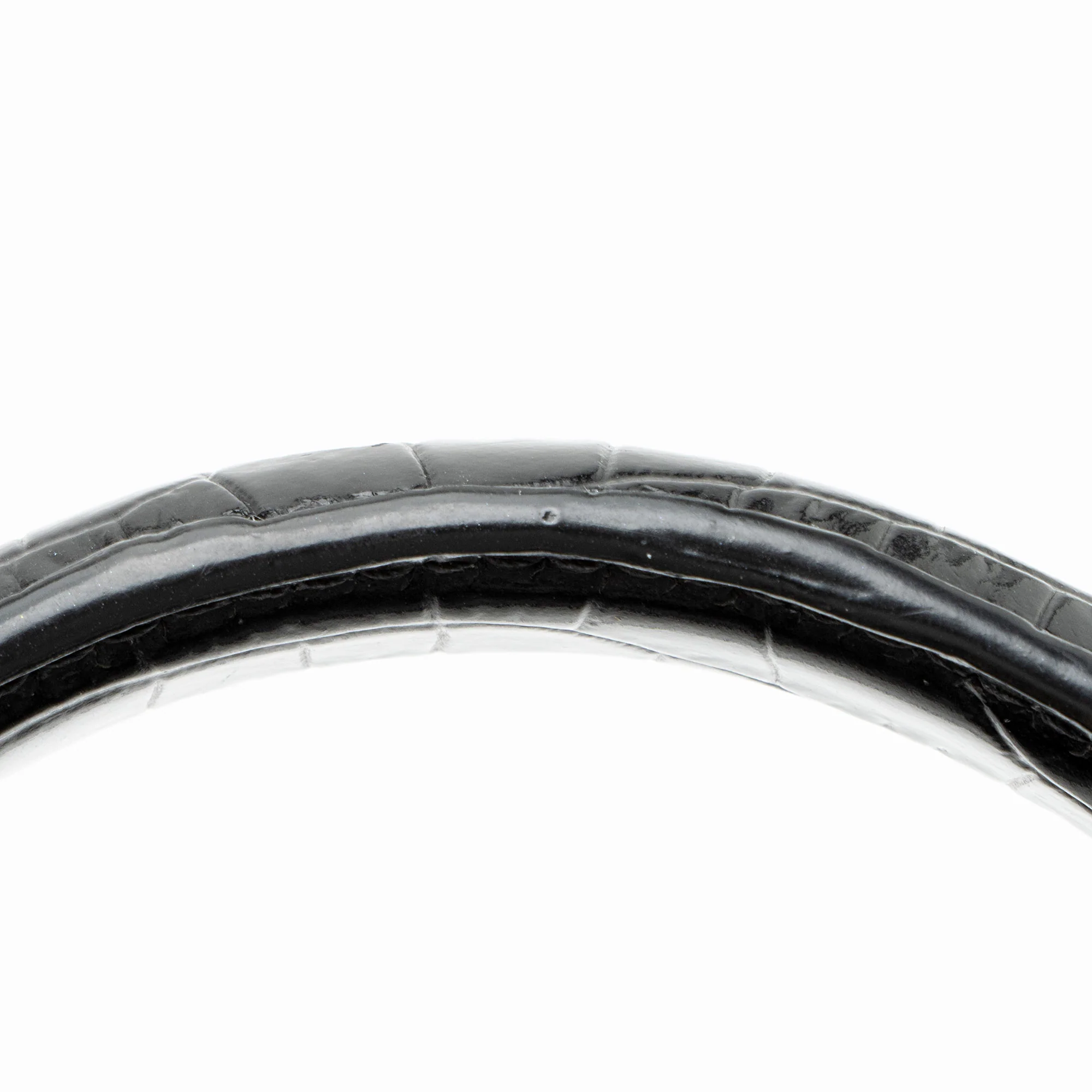 Saint Laurent Croc Embossed Leather Monogram Cassandra Mini Top Handle - Image 13