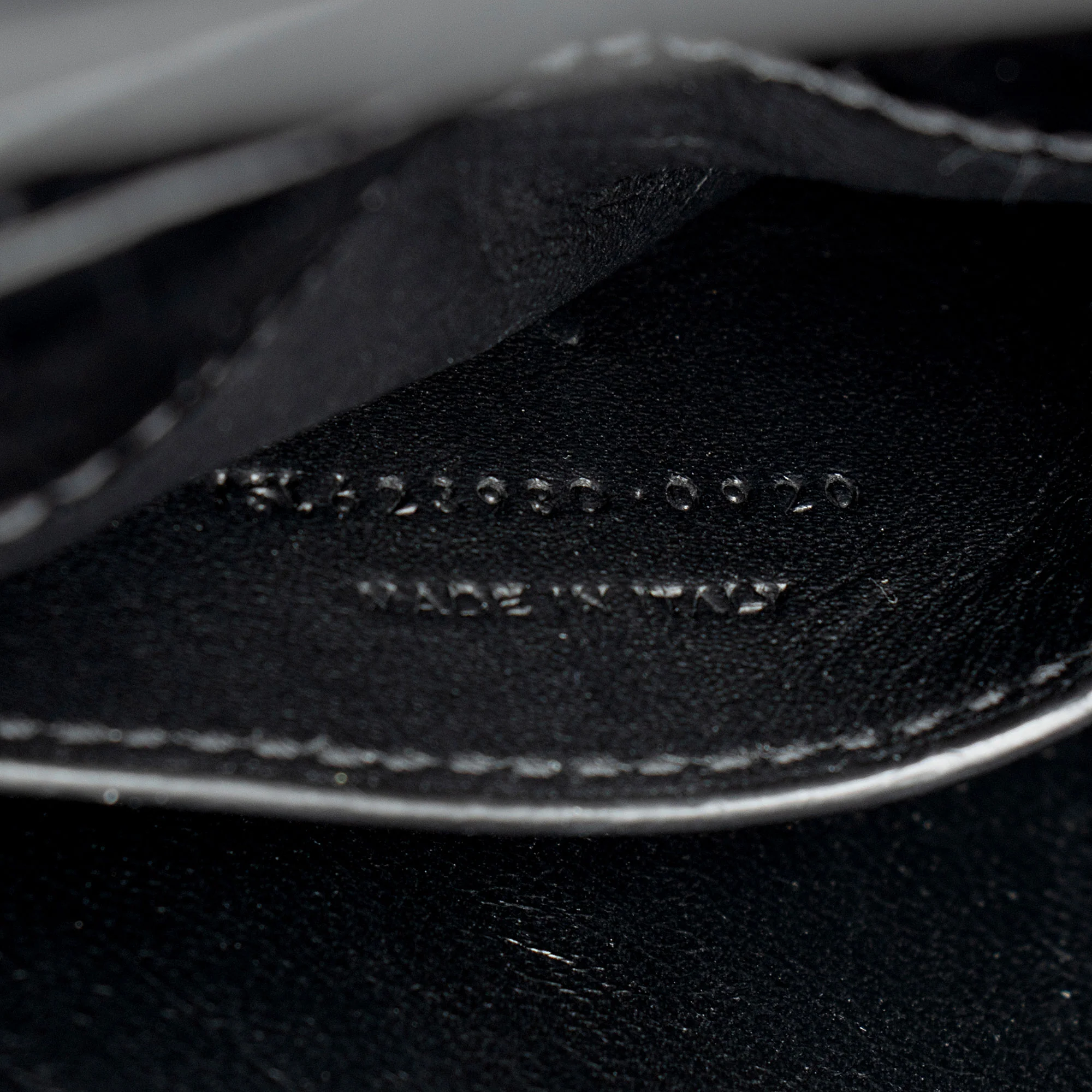 Saint Laurent Croc Embossed Leather Monogram Cassandra Mini Top Handle - Image 6