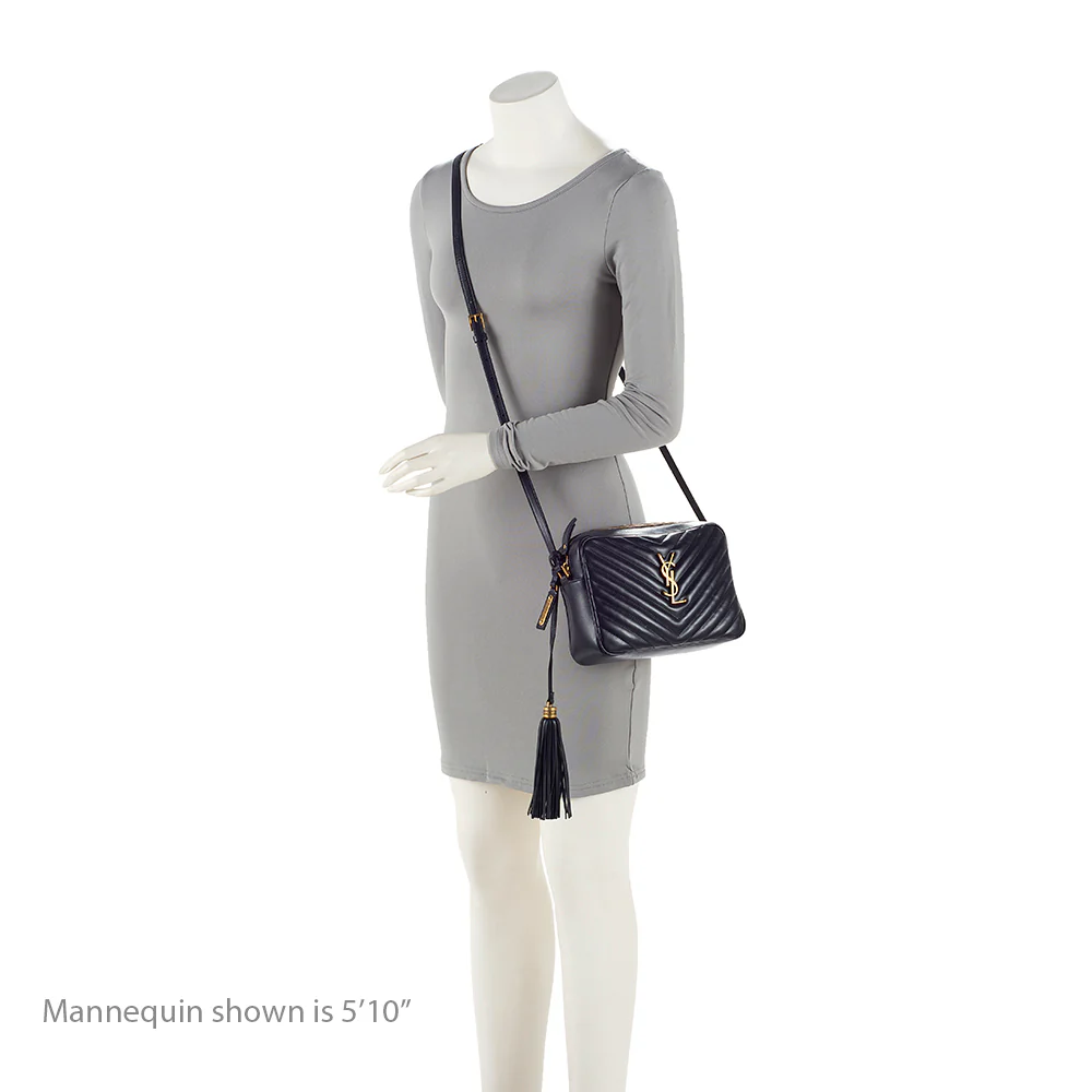 Saint Laurent Matelasse Calfskin Monogram Lou Camera Bag - Image 5