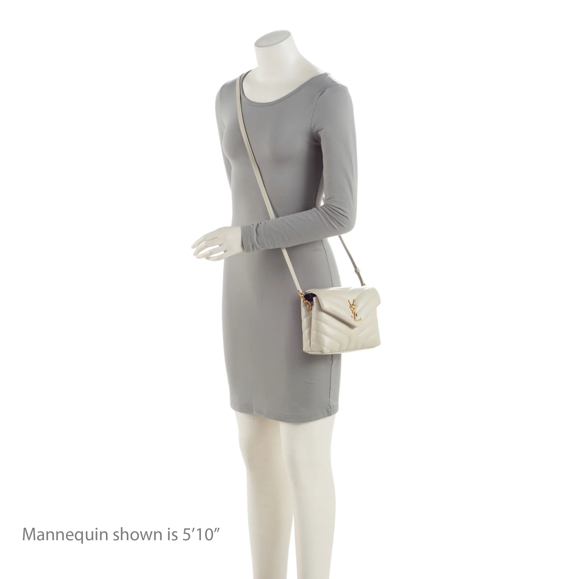 Saint Laurent Matelasse Calfskin Monogram LouLou Toy Crossbody - Image 5