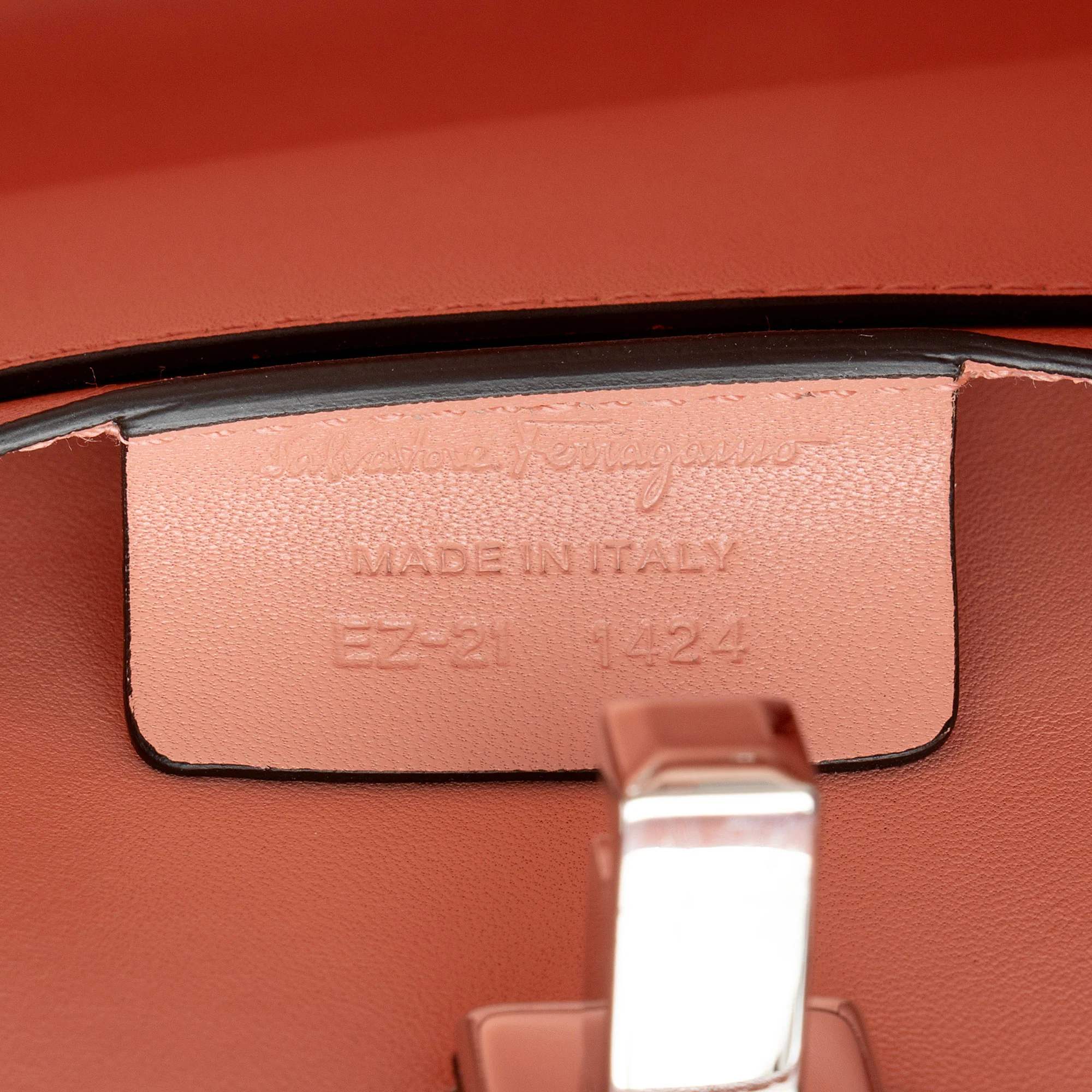 Ferragamo Calfskin Studio Small Tote - Image 6