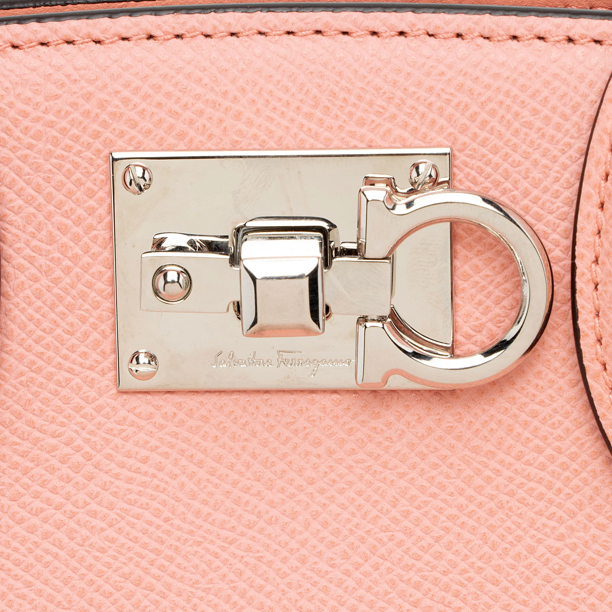 Ferragamo Calfskin Studio Small Tote - Image 9