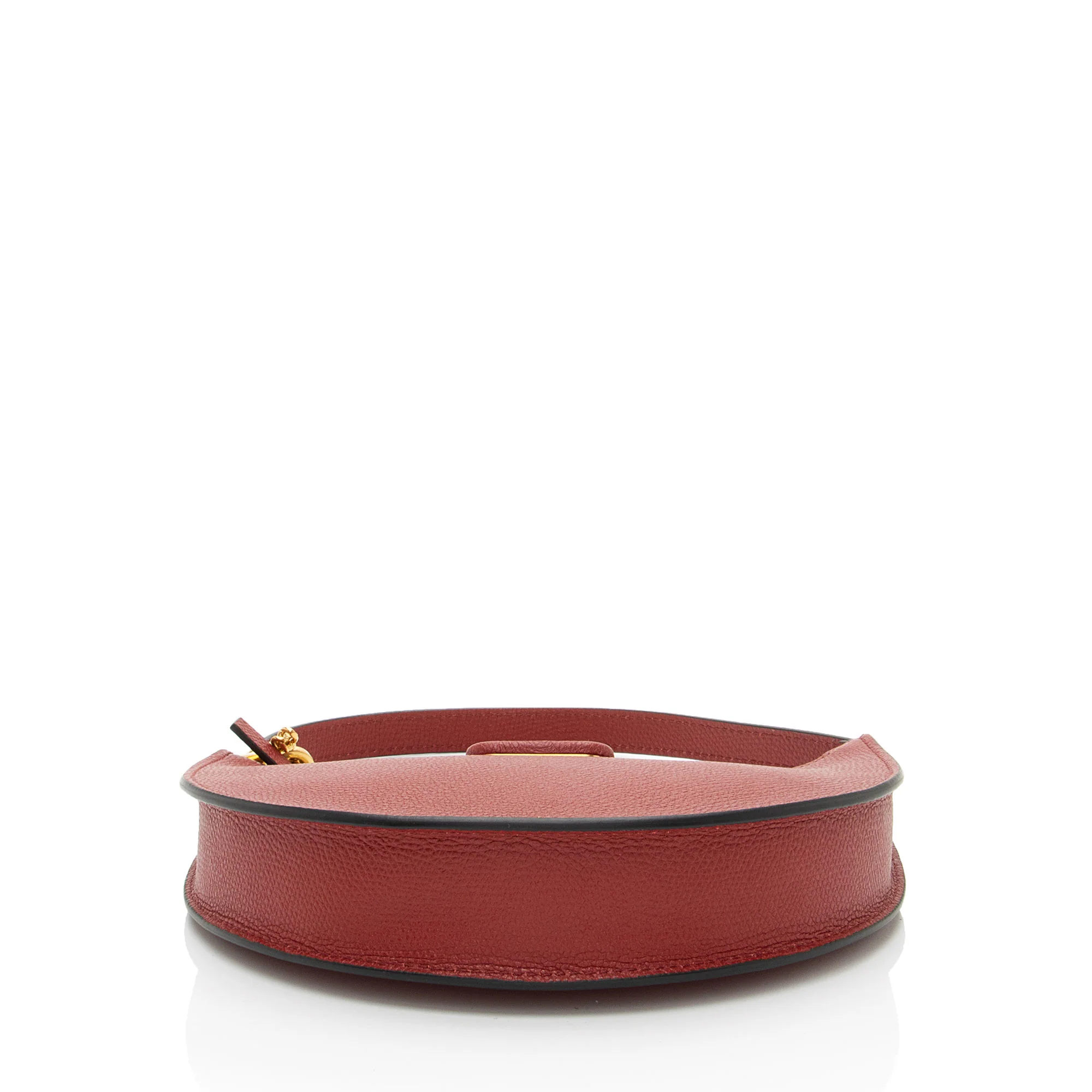 Valentino Grainy Calfskin VLogo Moon Mini Chain Hobo - Image 4