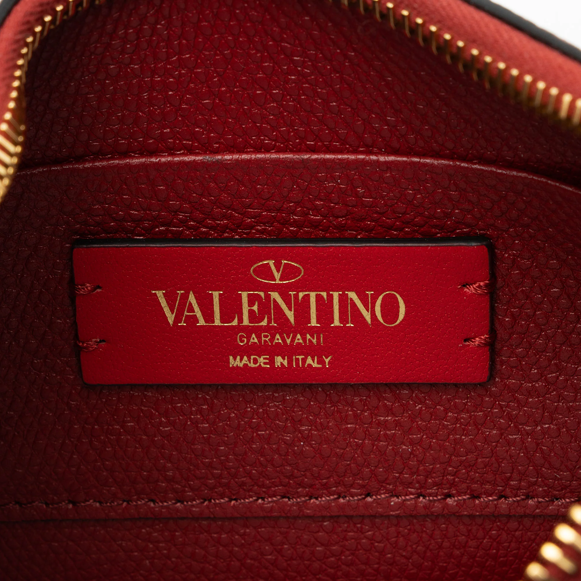 Valentino Grainy Calfskin VLogo Moon Mini Chain Hobo - Image 7