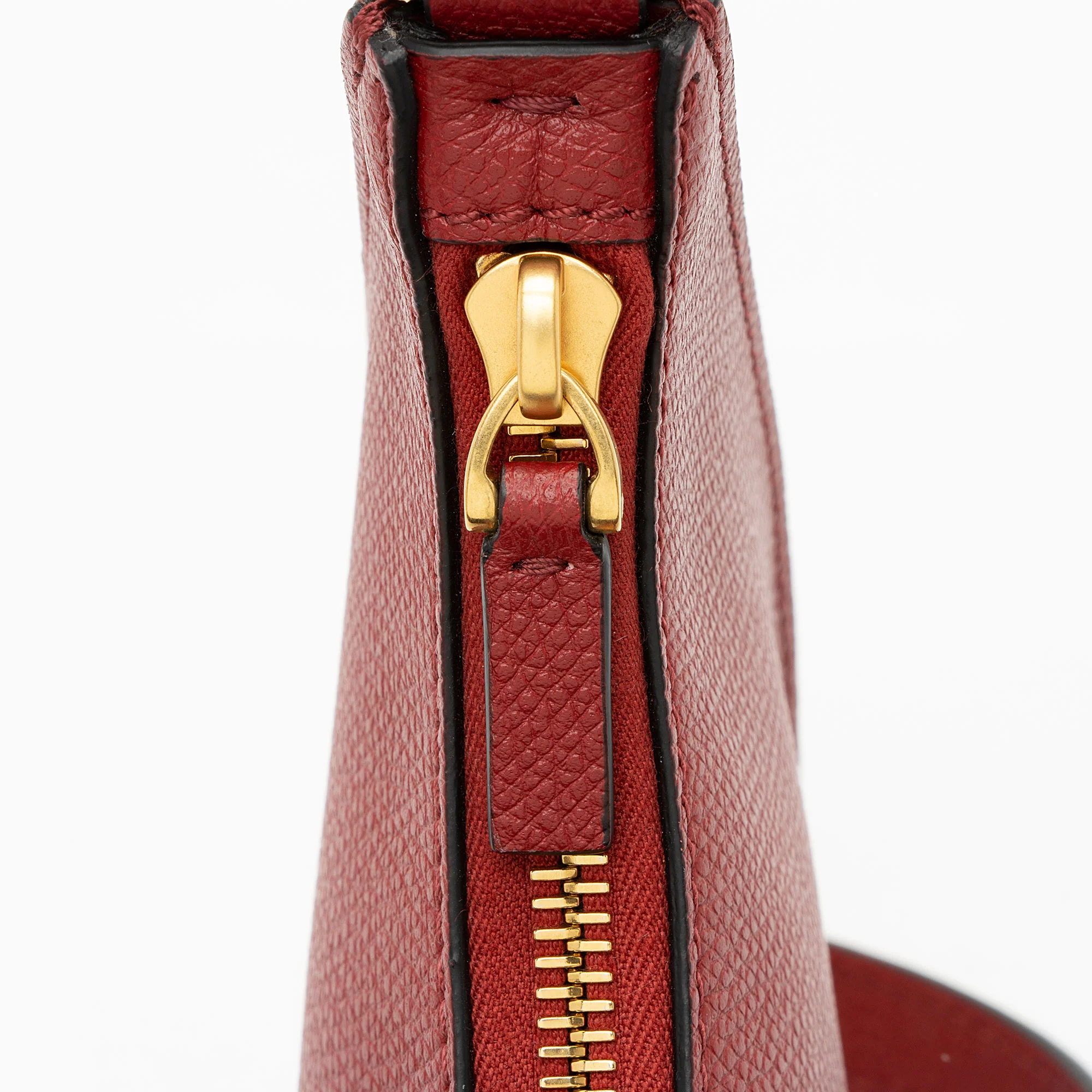 Valentino Grainy Calfskin VLogo Moon Mini Chain Hobo - Image 8