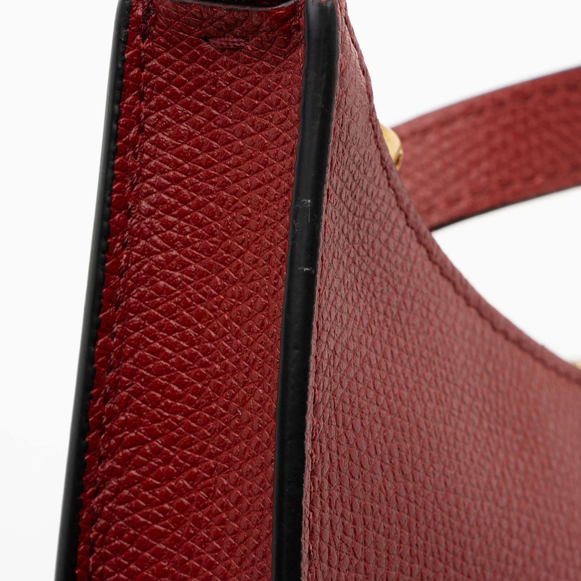 Valentino Grainy Calfskin VLogo Moon Mini Chain Hobo - Image 9