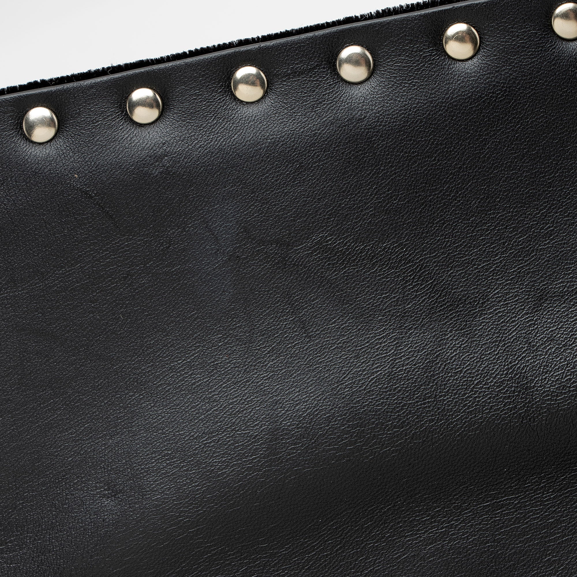 Valentino Velvet Rockstud Spike Up Shoulder Bag - Image 10