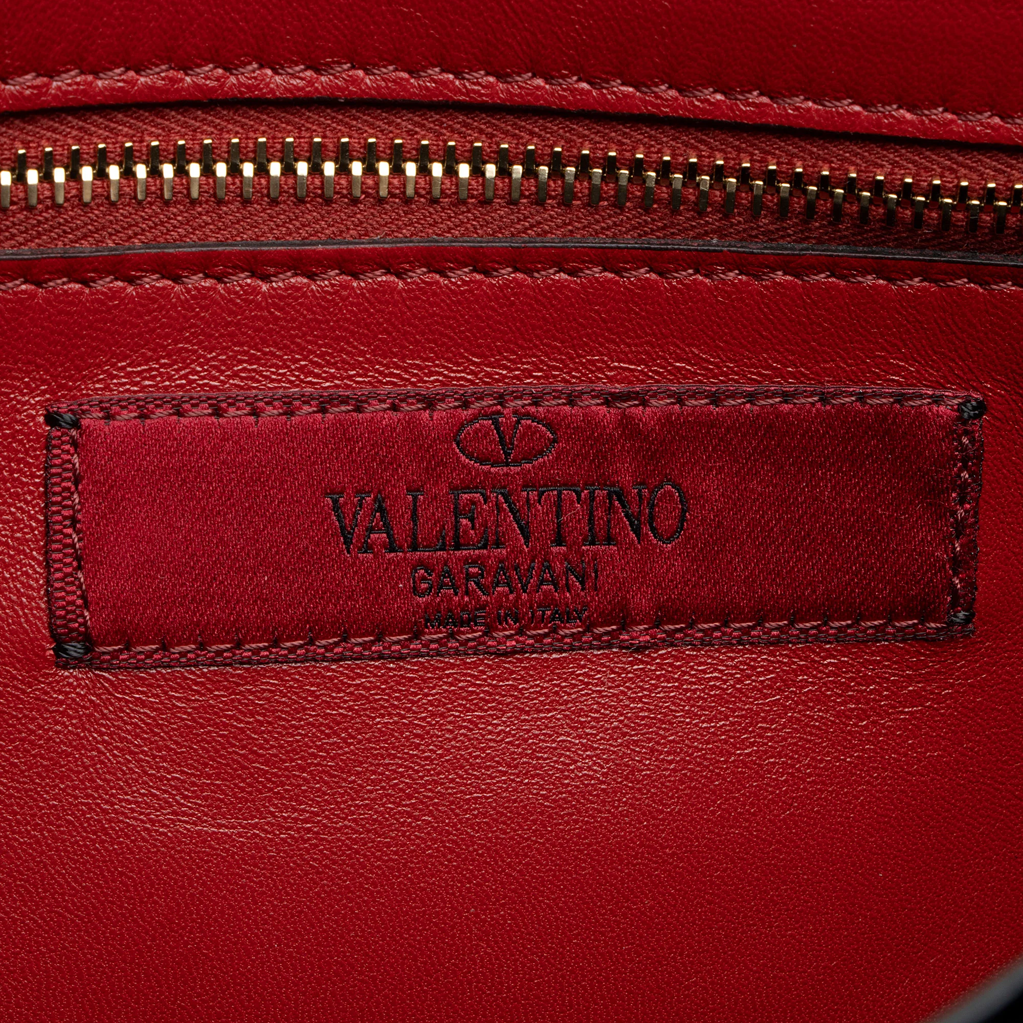 Valentino Velvet Rockstud Spike Up Shoulder Bag - Image 7