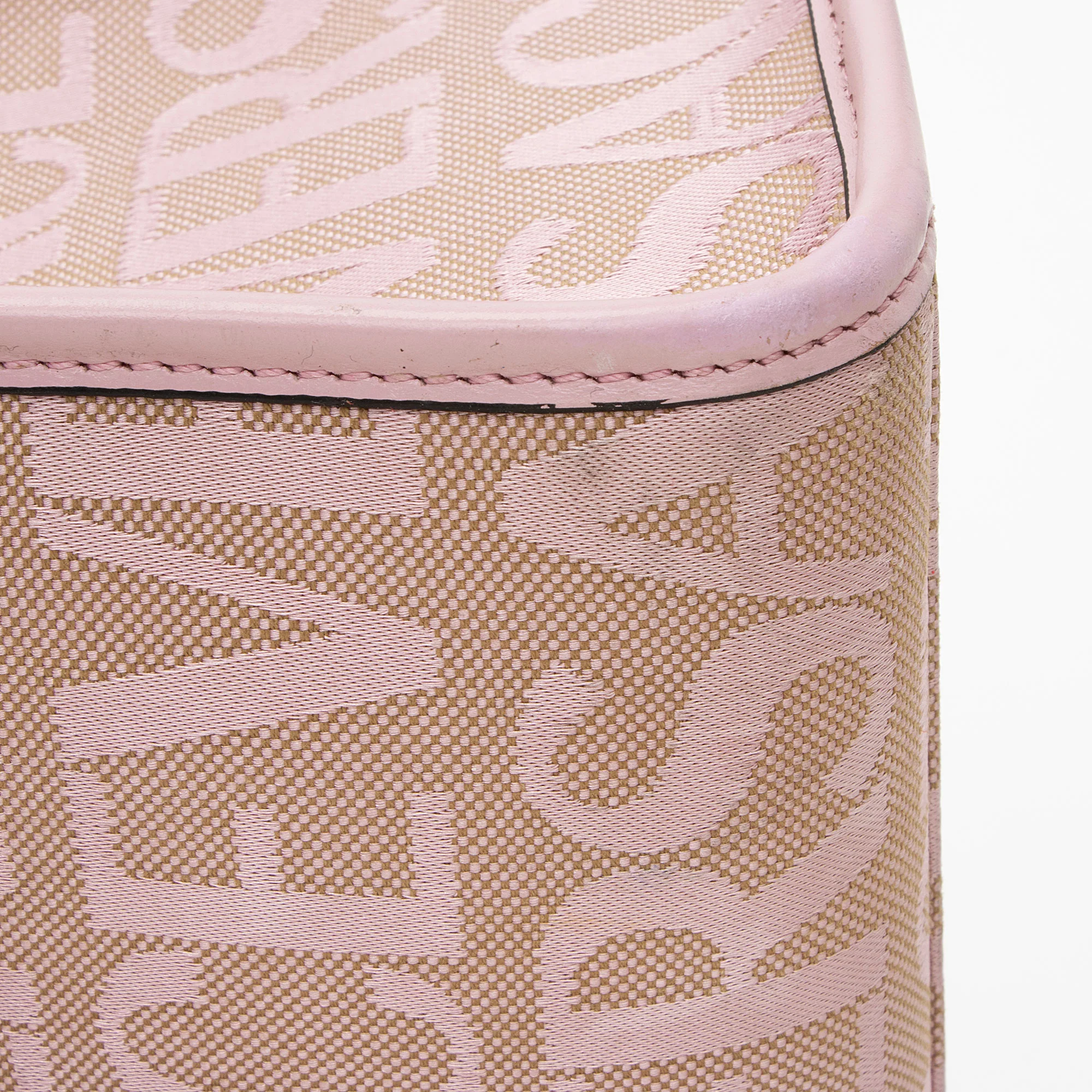 Versace Logo Canvas La Medusa Small Tote - Image 11