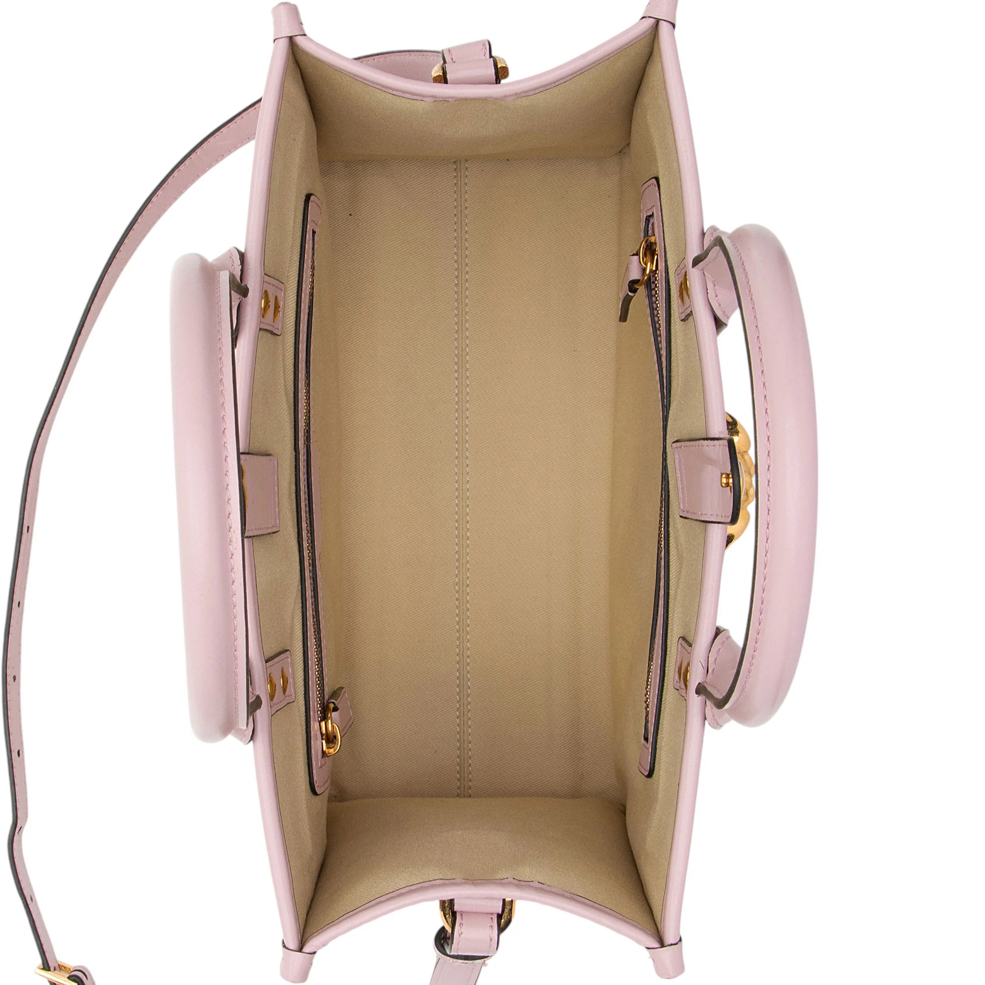 Versace Logo Canvas La Medusa Small Tote - Image 6